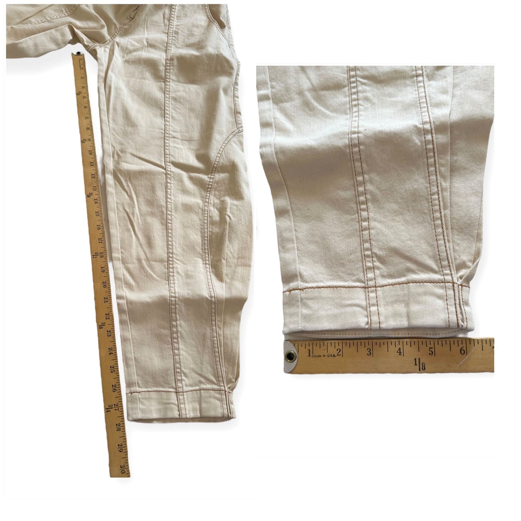 Ulla Johnson Ulla Johnson Brodie Jeans, Cream, Size 8, New with tag, MSRP Size 30" / US 8 / IT 44 - 11 Thumbnail
