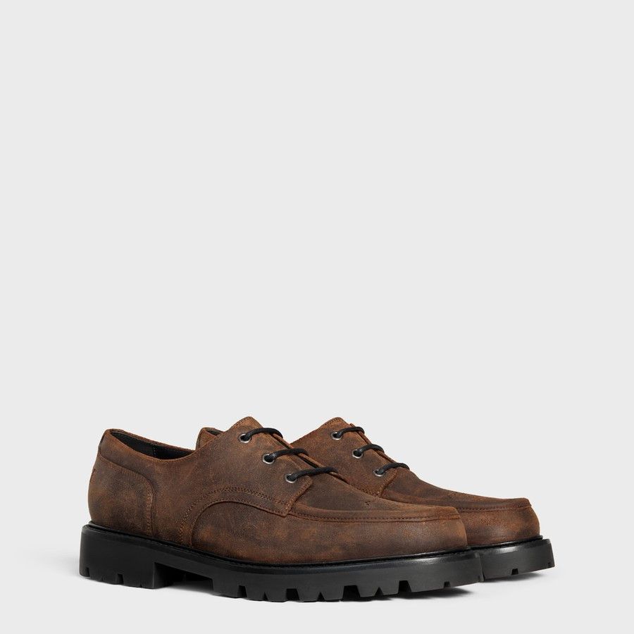Celine o1d2blof0226 Derby Shoes in Dark Brown Size US 9 / EU 42 - 2 Thumbnail