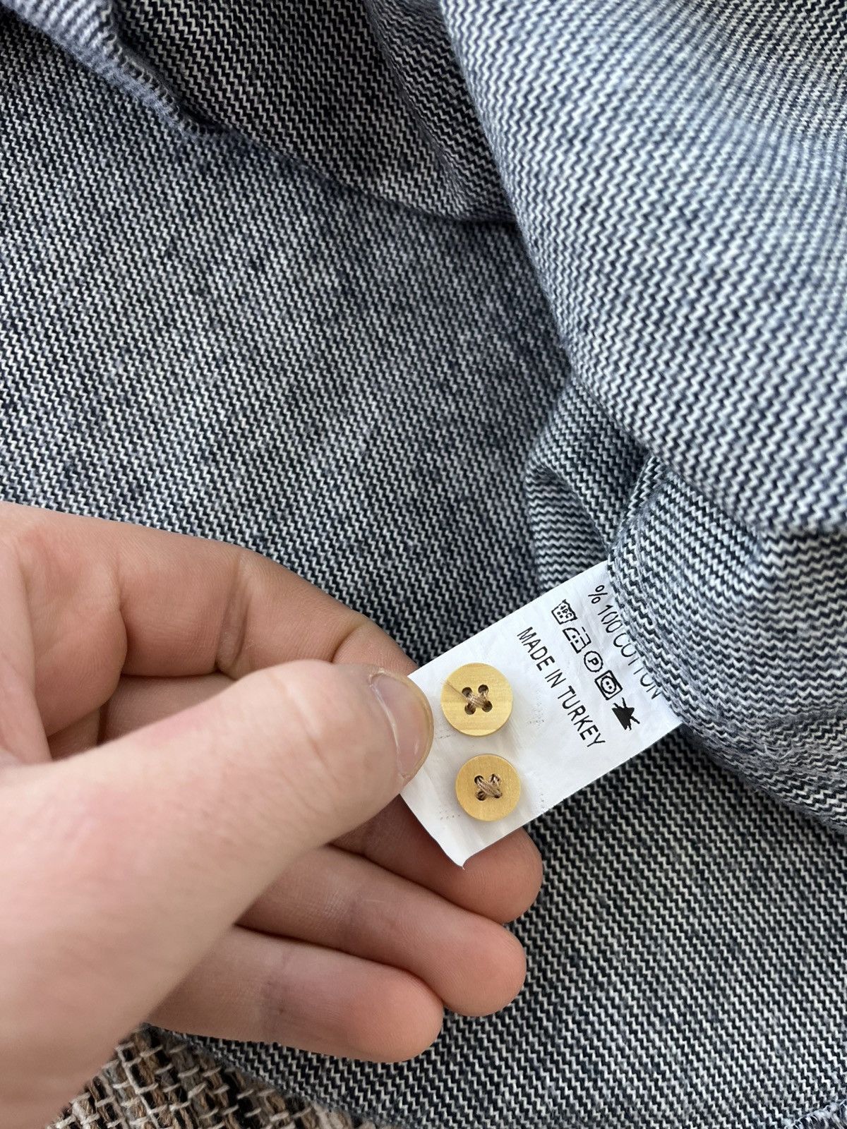 Carhartt Vintage Jam Industries Grey Denim Shirt Overshirt Avantgarde Size US XL / EU 56 / 4 - 10 Thumbnail