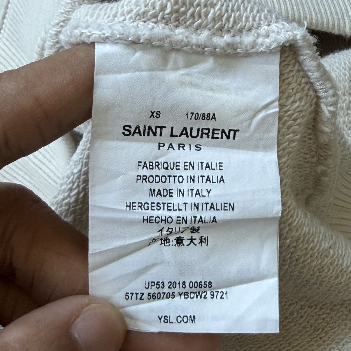 Saint Laurent Paris Saint Laurent - 2018 Distressed Robot Print Hoodie Size US XS / EU 42 / 0 - 10 Thumbnail