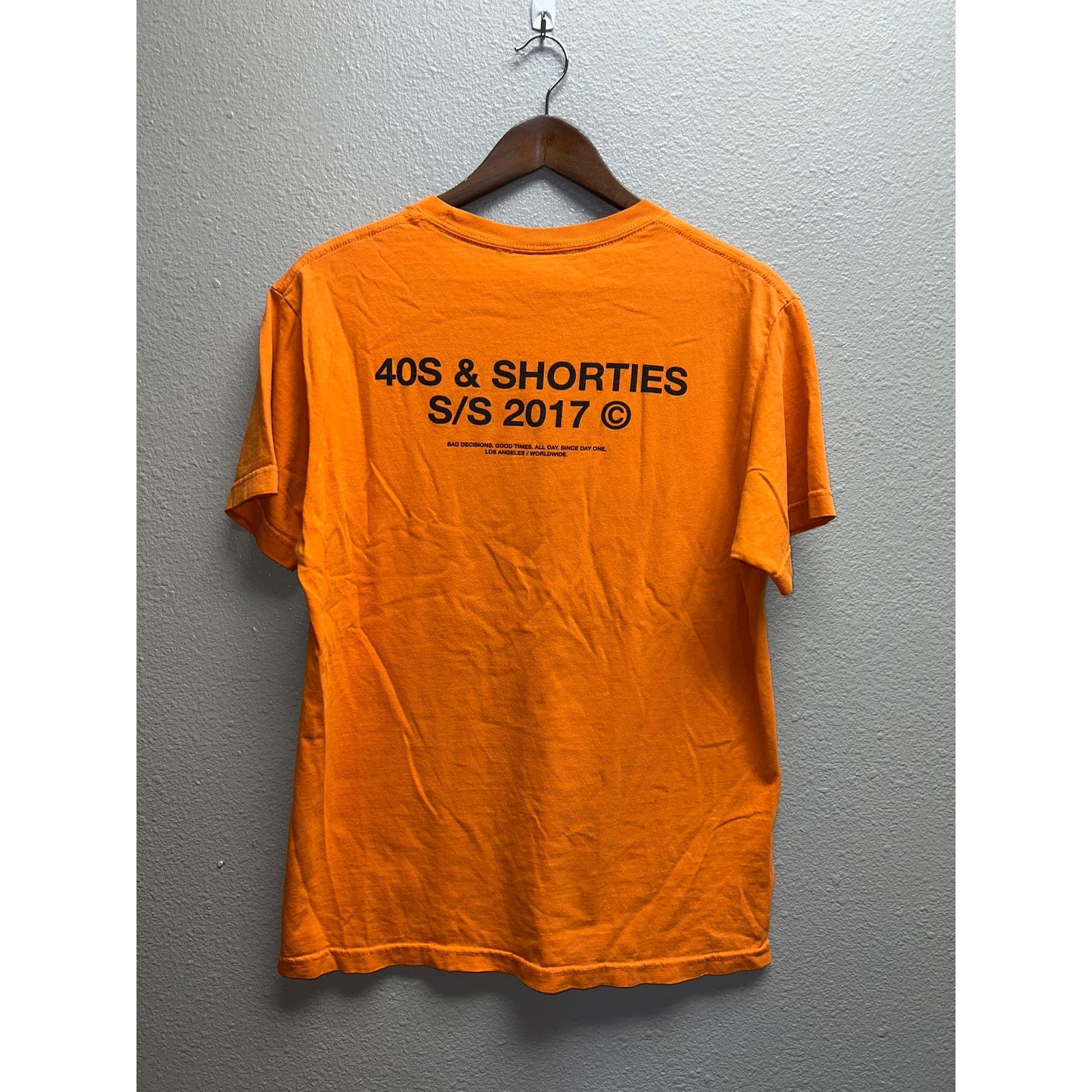 40's & Shorties 40s & Shorties Shirt Orange SS 2017 Graphic Tee Medium Size US M / EU 48-50 / 2 - 7 Thumbnail
