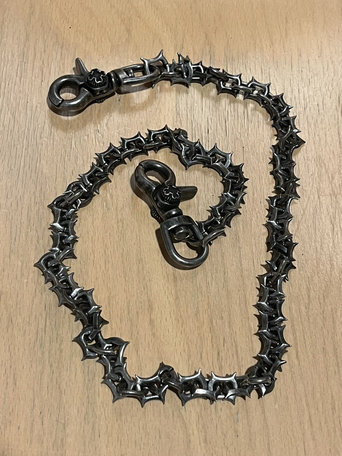 Avant Garde x Jewelry Project Comte Incubus Wallet Chain in Silver, Men's