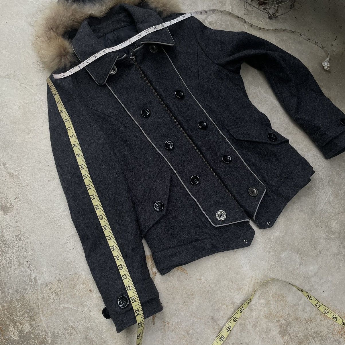 PPFM Archive🔥 PPFM Napolean Bondage Wool Fur Hood grey jacket Size US S / EU 44-46 / 1 - 11 Thumbnail