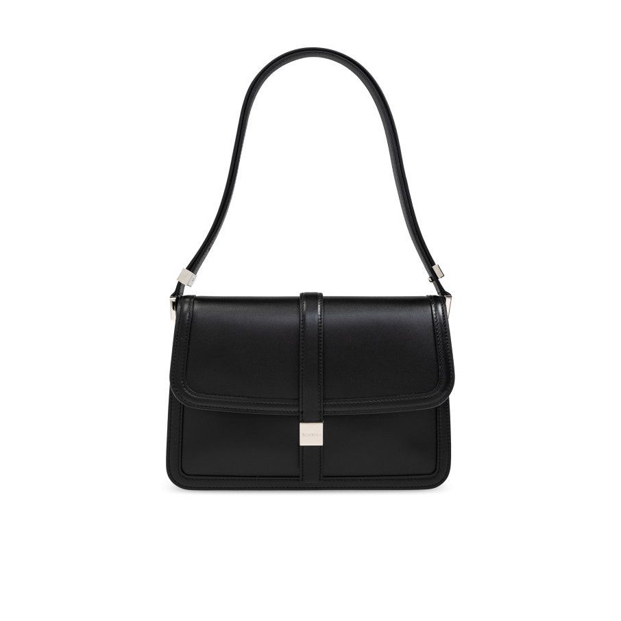 Max Mara MAX MARA Bianca Black Leather Shoulder Bag New And Authentic Size ONE SIZE - 1 Thumbnail
