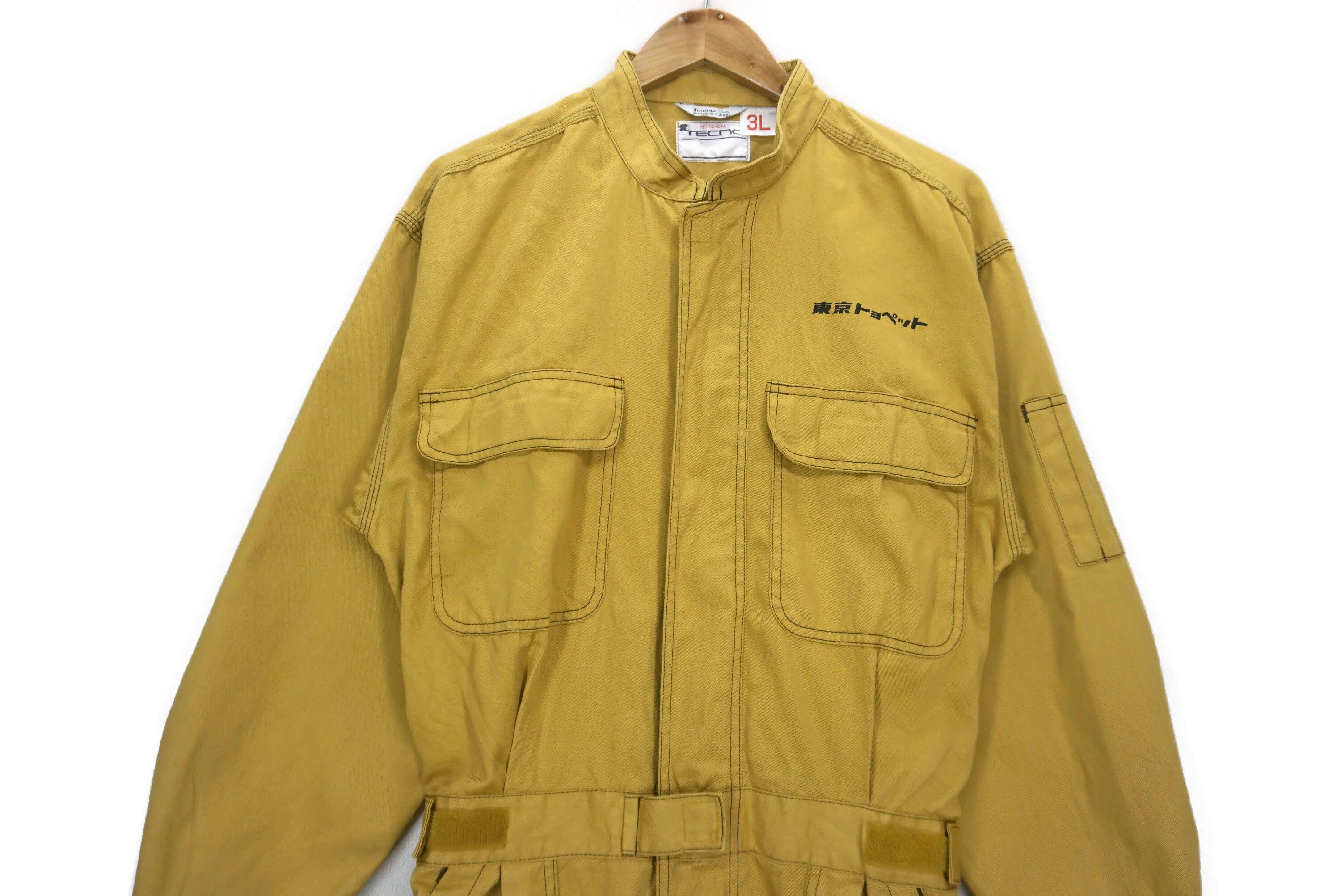 Japanese Brand Vintage Toyota Tecno Mechanics Coveralls Japanese Workwear Size US 32 / EU 48 - 3 Thumbnail