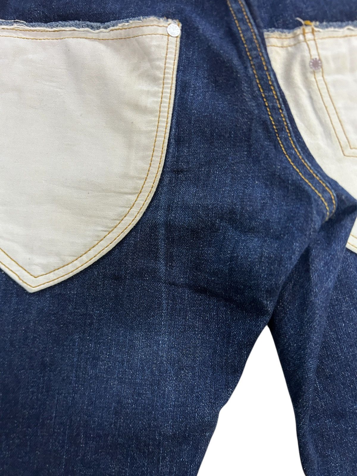 Issey Miyake Vintage Sunaokuwahara Issey Miyake Wide Freak Jeans Size US 29 - 9 Thumbnail