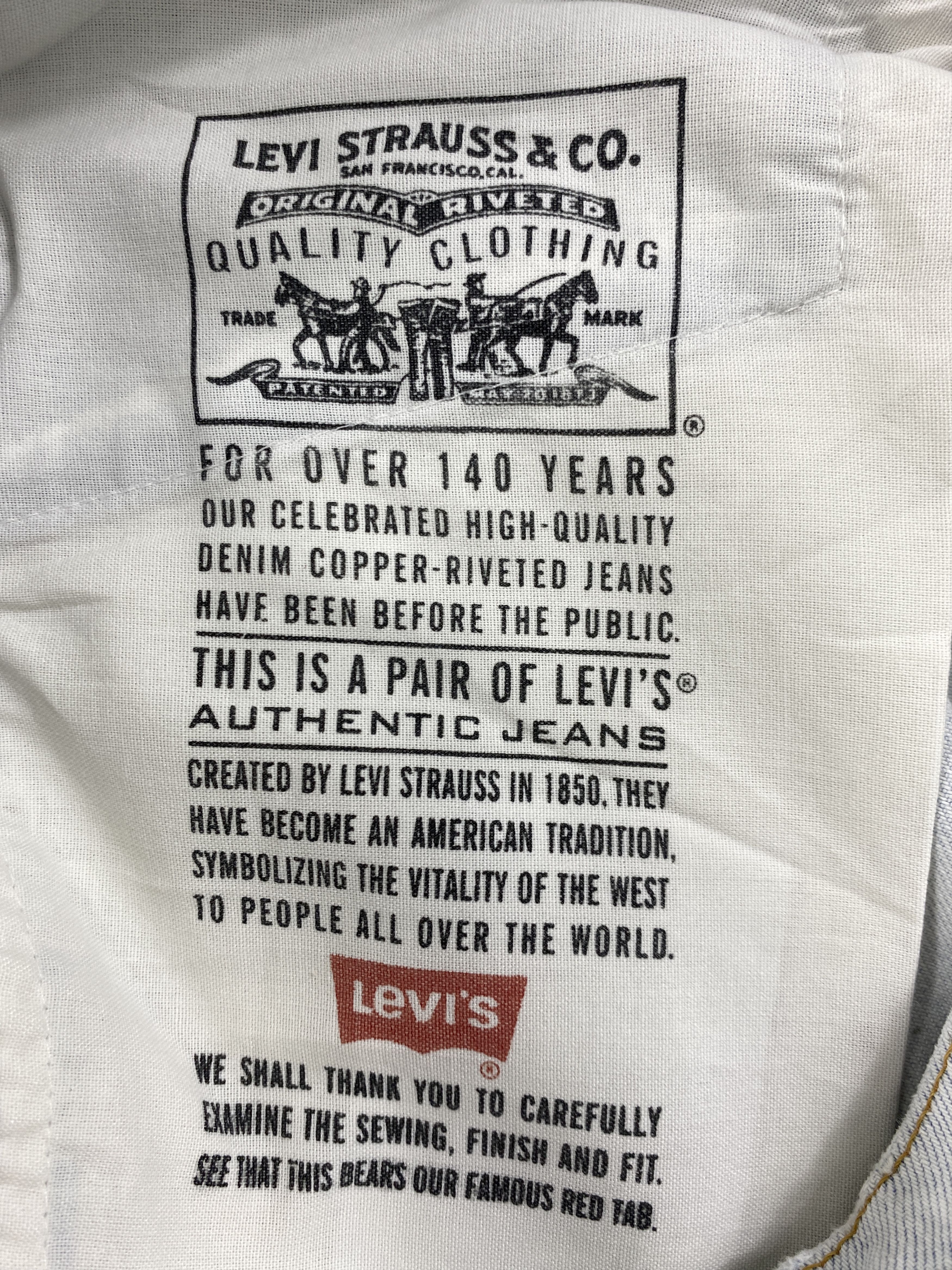 Levi's Vintage Levis 505 Jeans lgb style 33x28.5 - JN 2995 Size US 33 - 9 Thumbnail