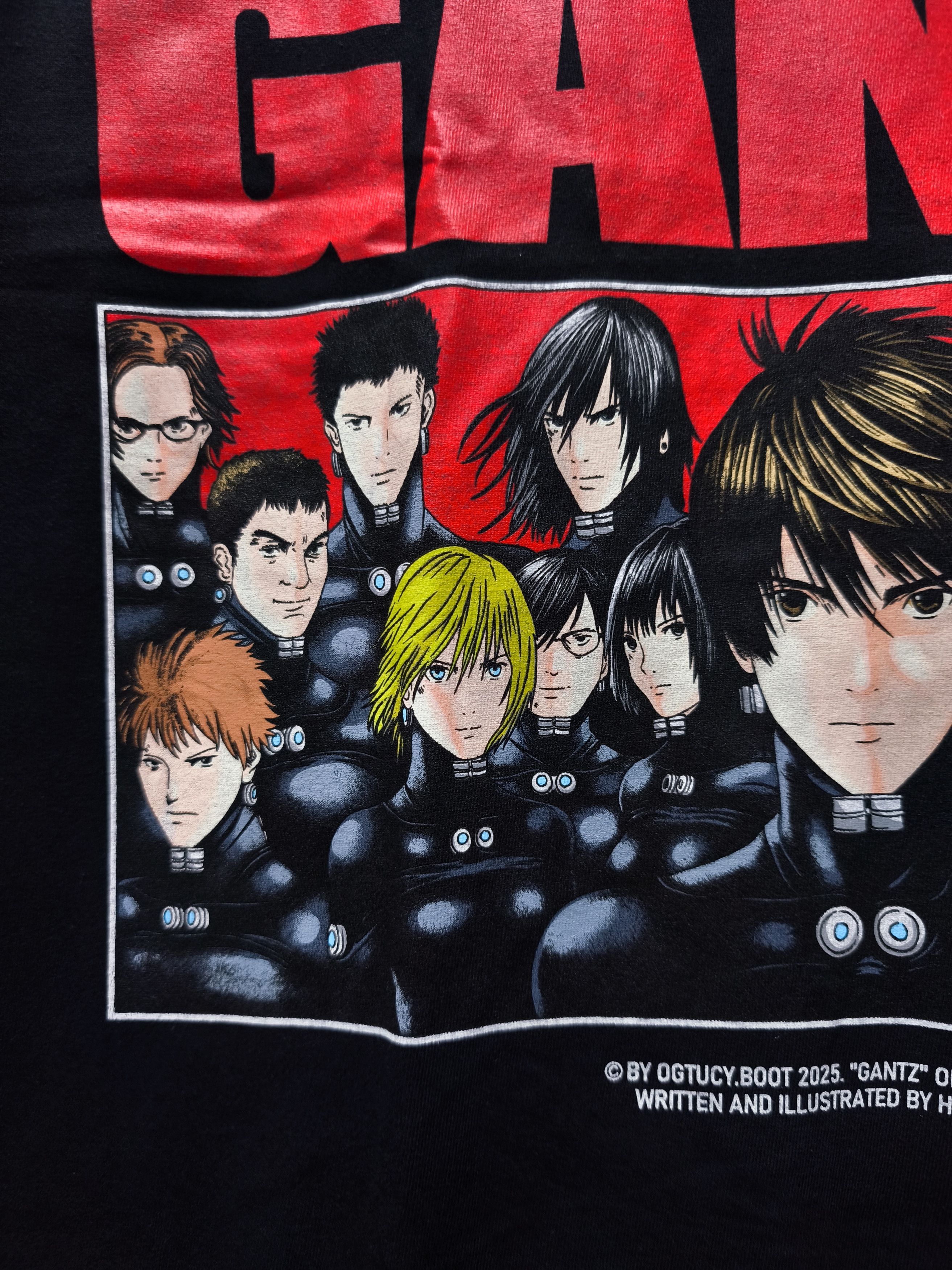 Anime Gantz Shūdan Kyōki Group Madness T-shirt Size US XL / EU 56 / 4 - 5 Thumbnail