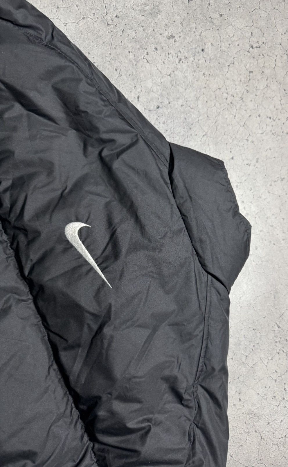 Nike Nike Down Puffer Jacket Black Swoosh Drill Size XL Size US XL / EU 56 / 4 - 11 Thumbnail