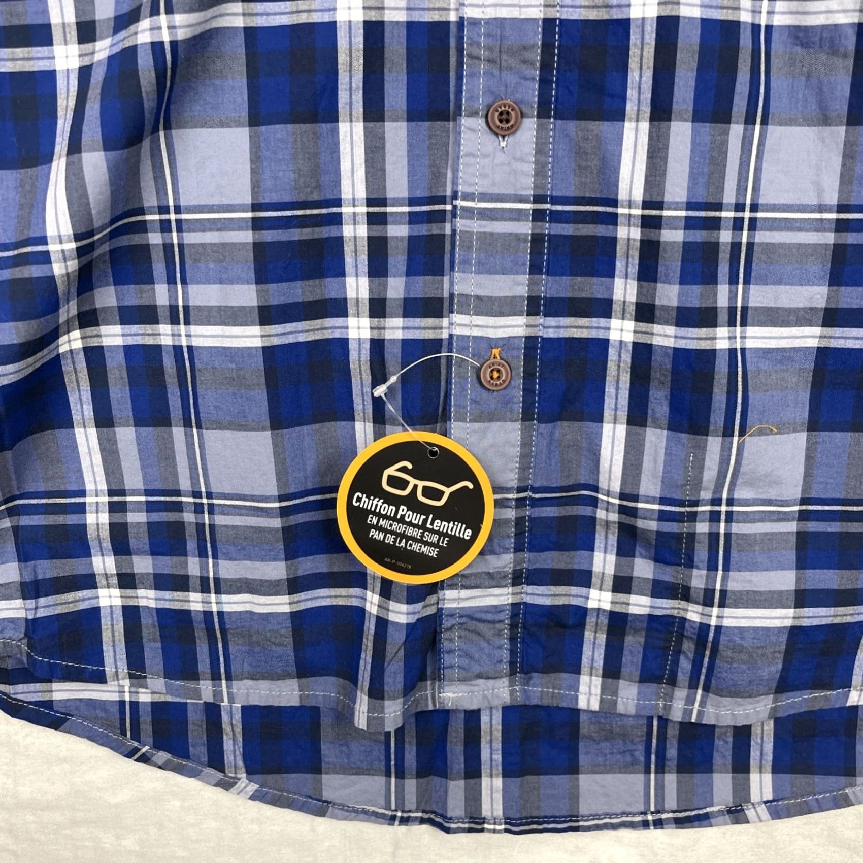 Ariat Ariat Rebar Shirt Mens Small Blue Plaid Durastretch Button Down Work Wear Pocket Size US S / EU 44-46 / 1 - 3 Thumbnail