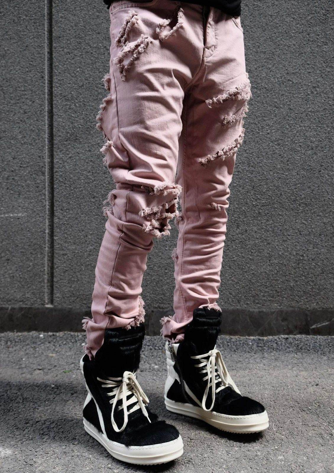 Rick Owens Drkshdw Rick Owens Drkshdw Detroit Cut Jeans Size US 31 - 1 Thumbnail