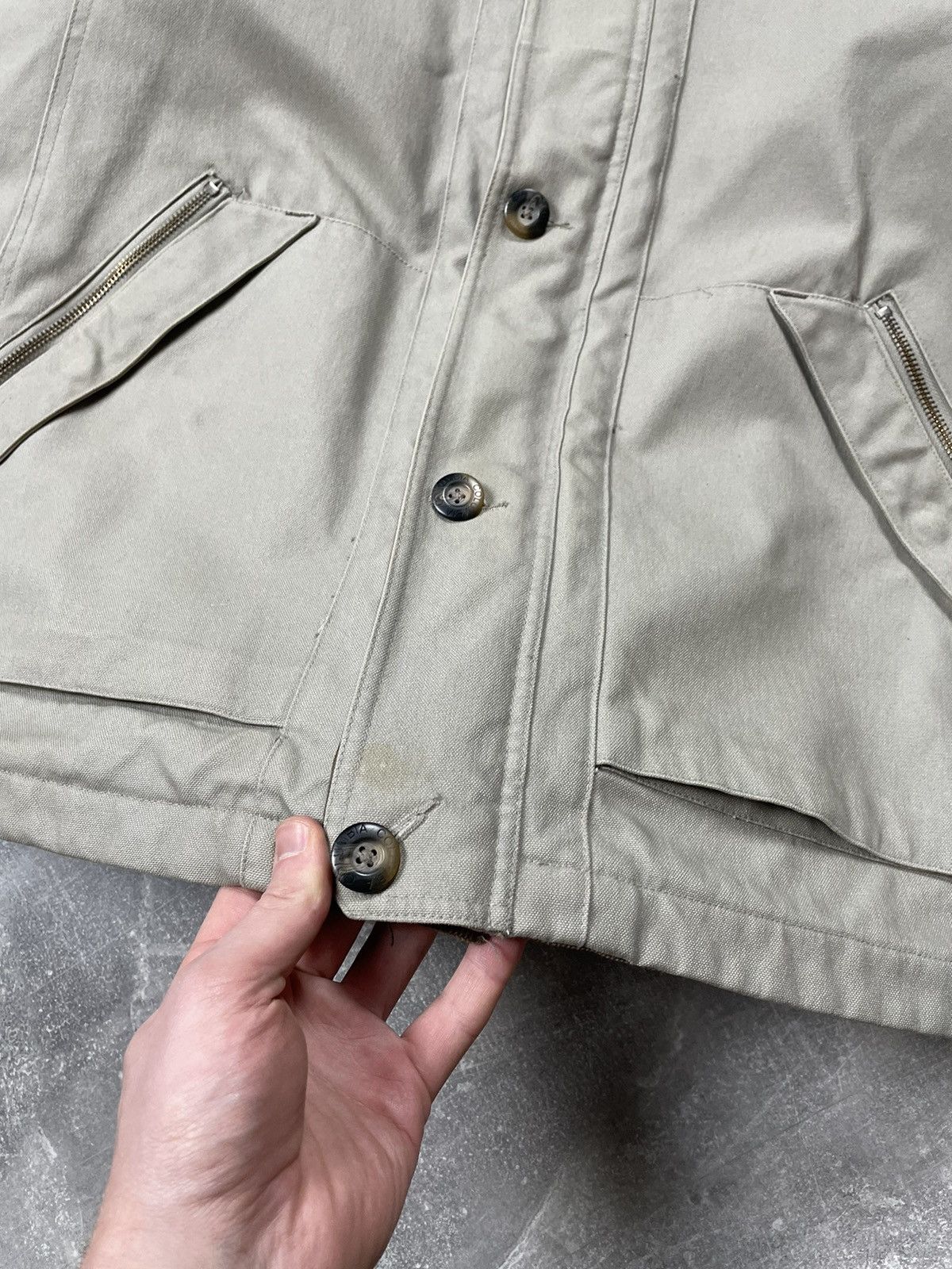 Columbia × Vintage Vintage Columbia American Lined Beige Outdoor Jacket Size US L / EU 52-54 / 3 - 8 Thumbnail