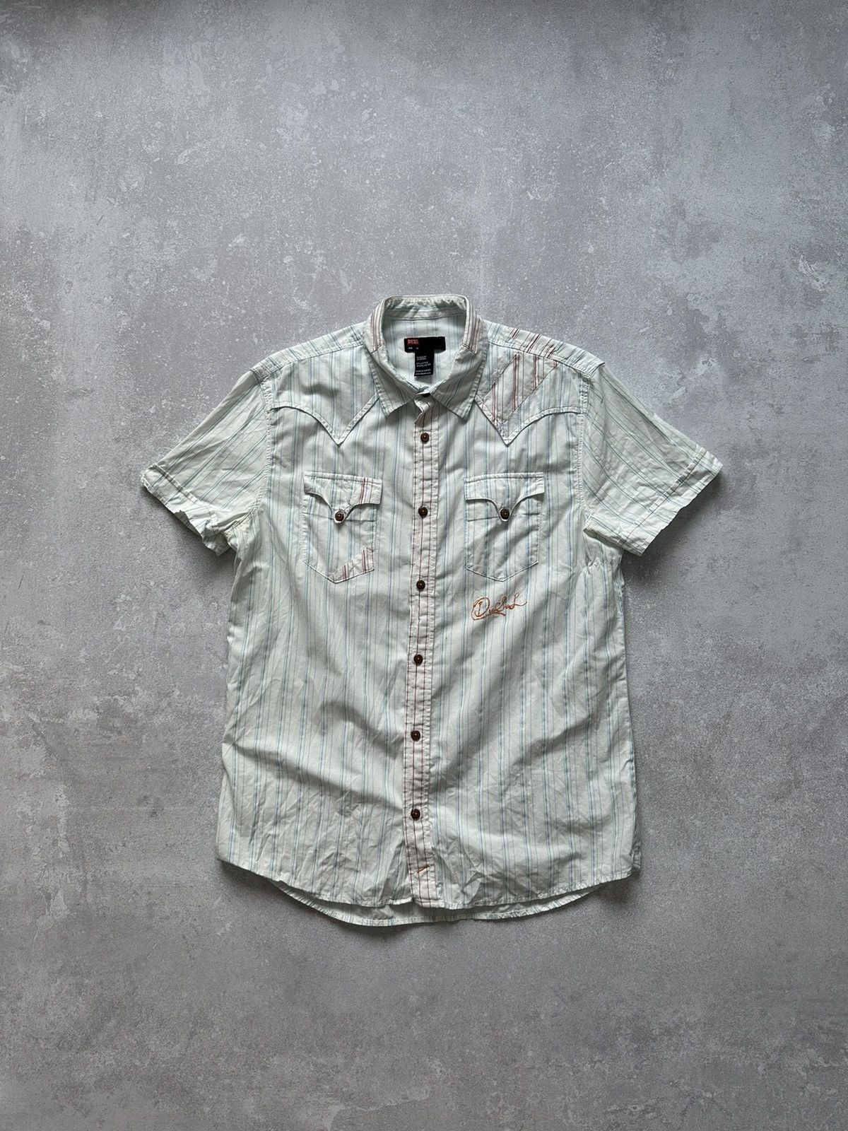 Diesel × Vintage Short Sleeve Shirts Diesel Vintage Streetwear size XL Size US XL / EU 56 / 4 - 1 Thumbnail