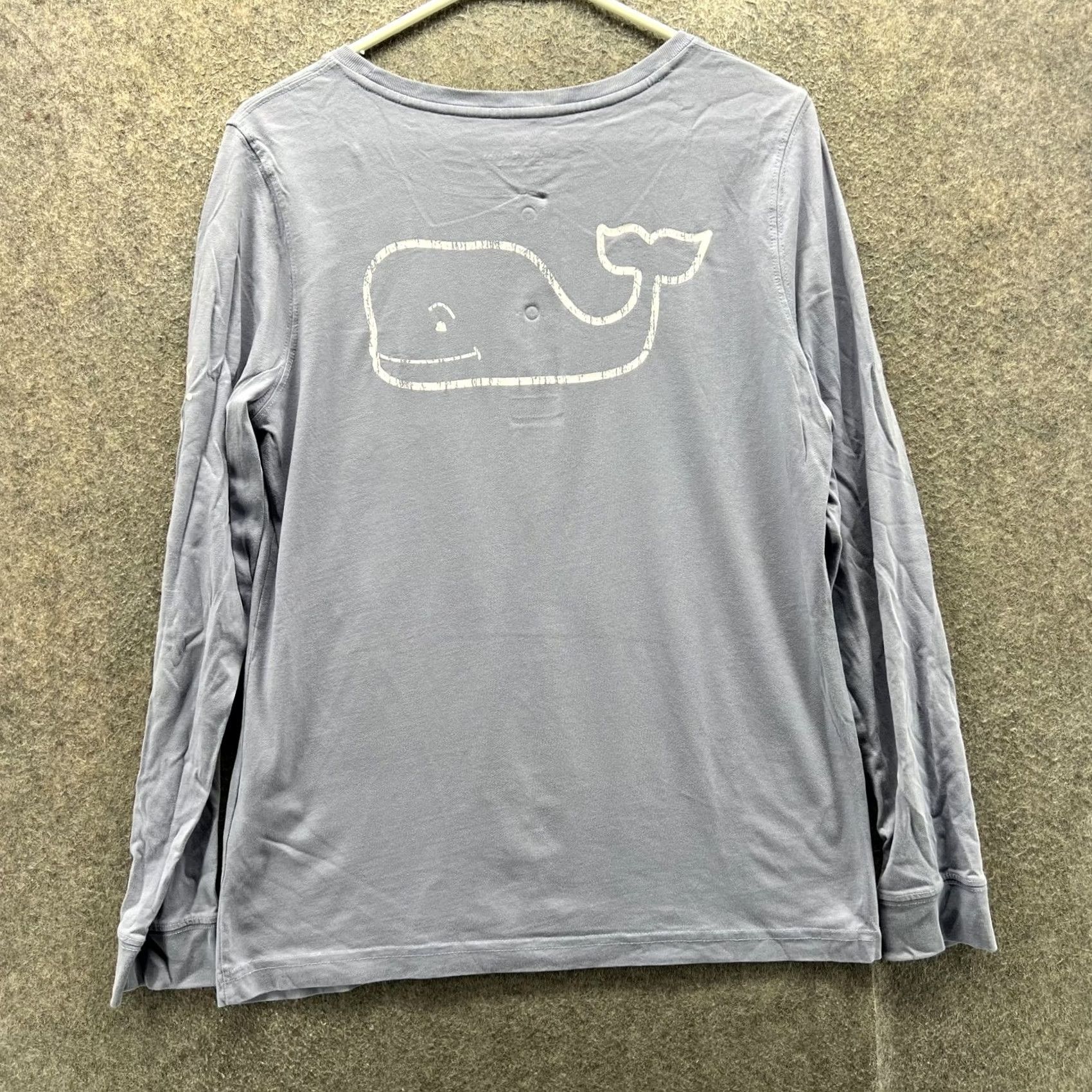 Vineyard Vines Vineyard Vines Shirt Mens Small Gray Long Sleeve Whale Graphic Tee Tagless S Gray Crew Neck T-Shirt Size US S / EU 44-46 / 1 - 2 Thumbnail