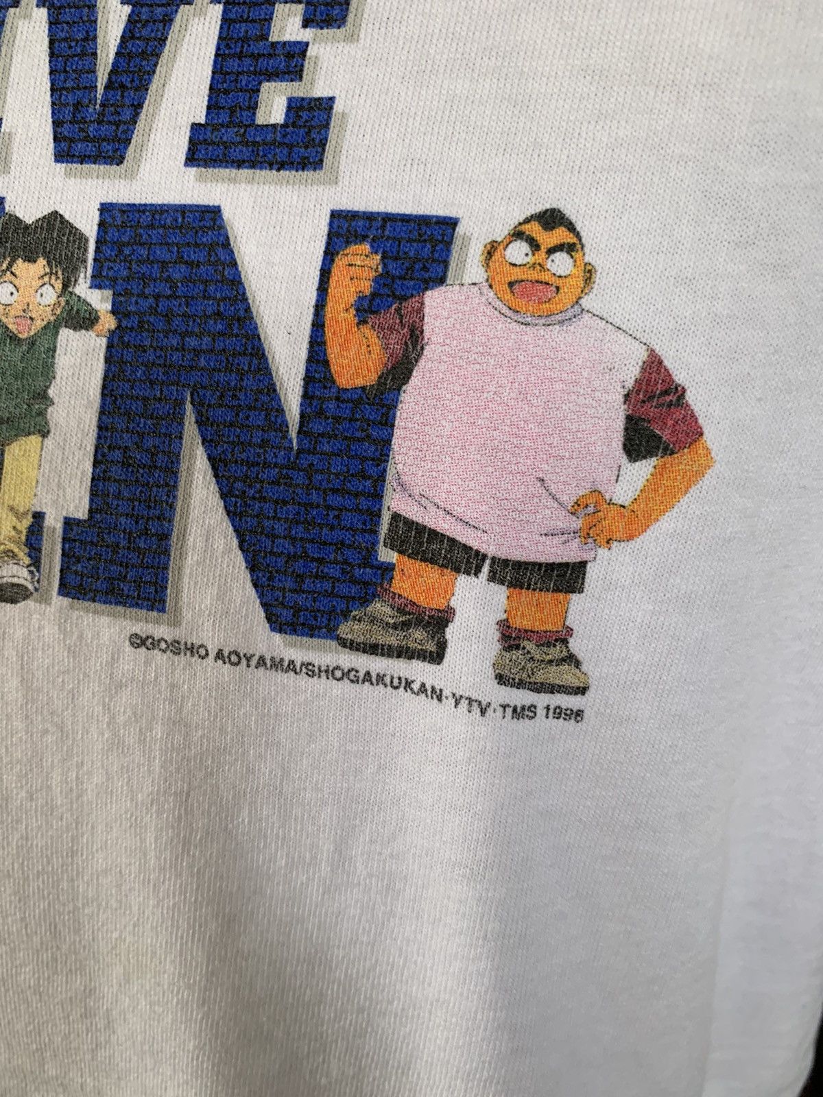 Anime × Vintage Vintage 90s Detective Conan Manga Series T shirt Size US M / EU 48-50 / 2 - 4 Thumbnail