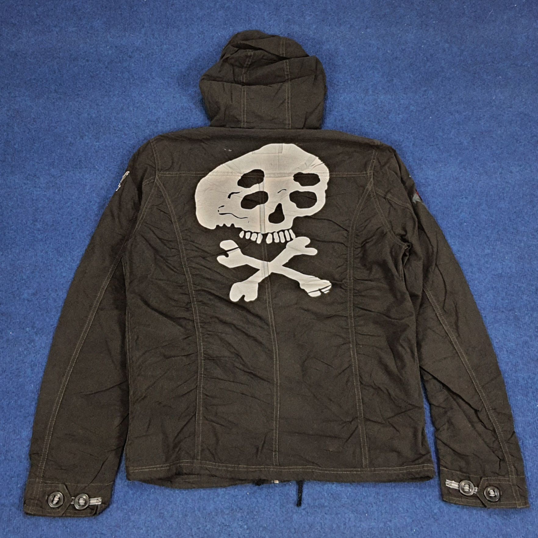 Vintage × Von Dutch Vintage Von Dutch Custom Skull Love Addict Zipper Jacket Size US M / EU 48-50 / 2 - 1 Thumbnail