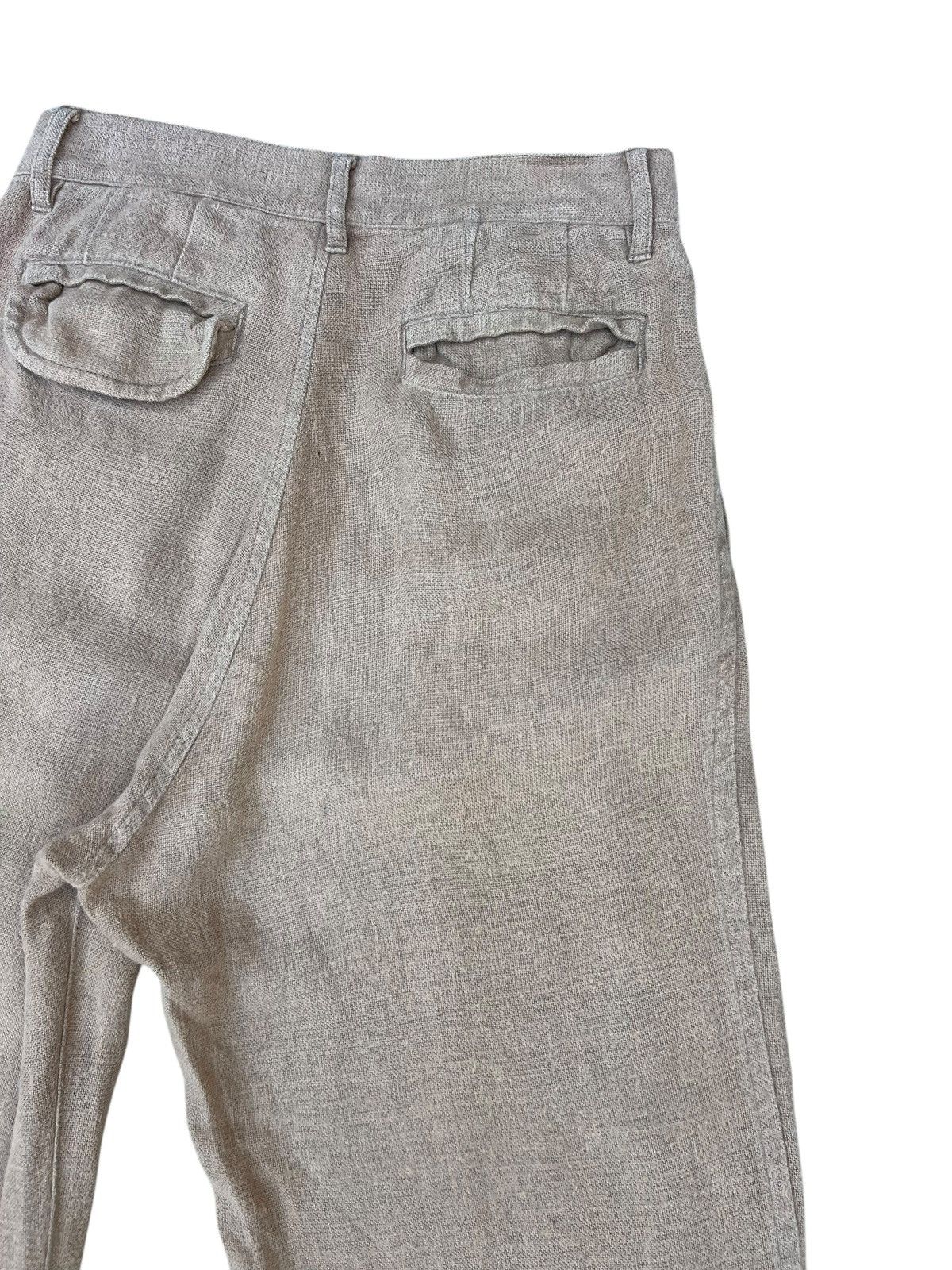 Issey Miyake Issey Miyake Sunaokuwahara Wide Loose Linen Trouser Pant Size US 30 / EU 46 - 18 Thumbnail