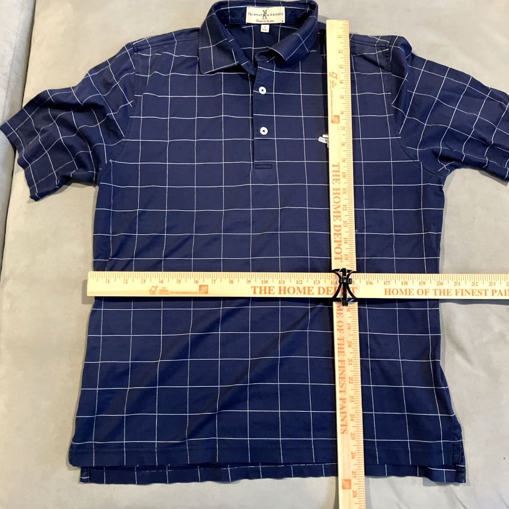 Vintage Fairway & Greene PINEHURST 1895 Embroidered Golf Polo M Medium Blue Men's Polo Size US M / EU 48-50 / 2 - 5 Thumbnail