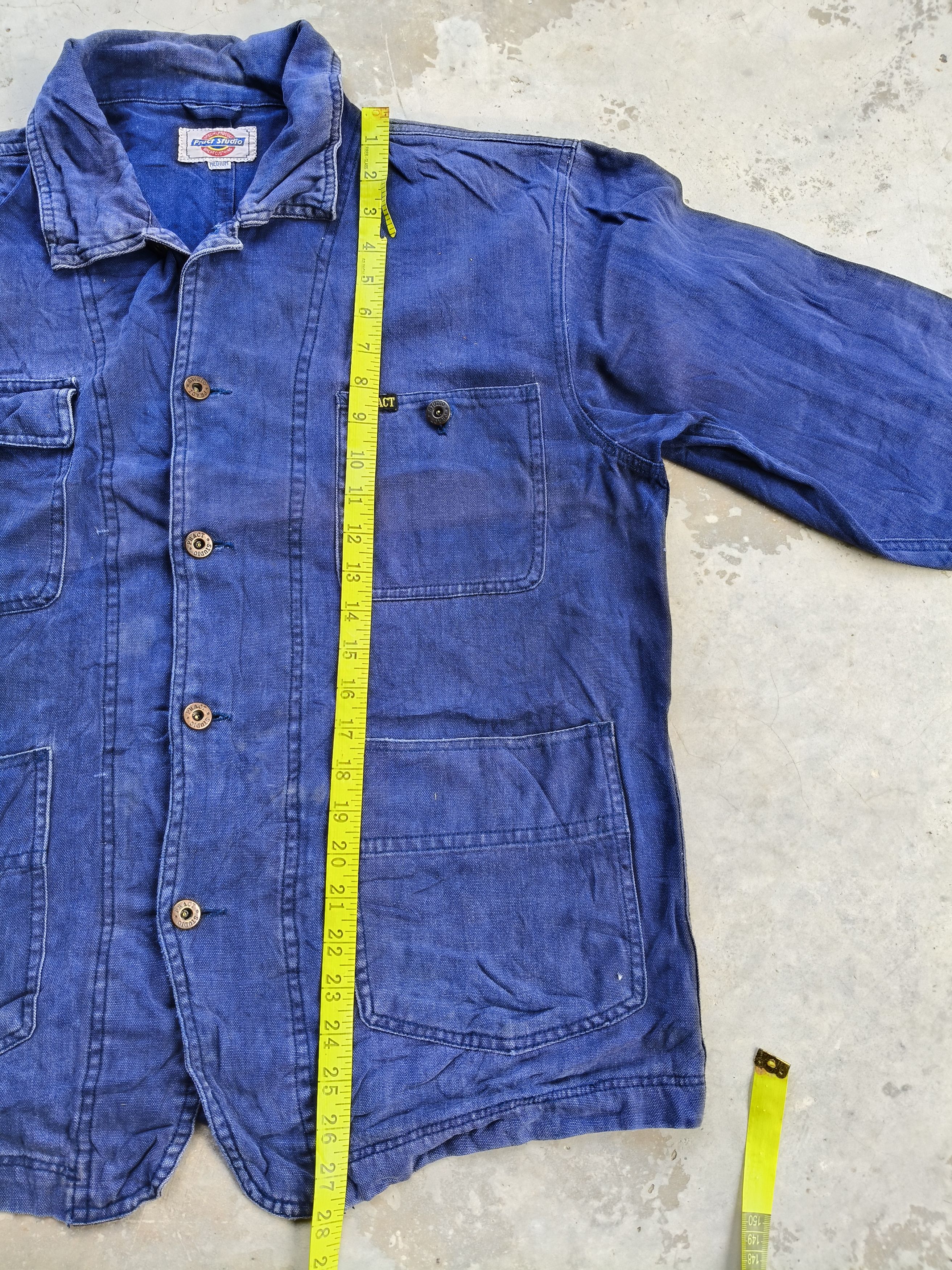 Vintage Pract Studio Denim Jacket Button Up Size US M / EU 48-50 / 2 - 16 Thumbnail
