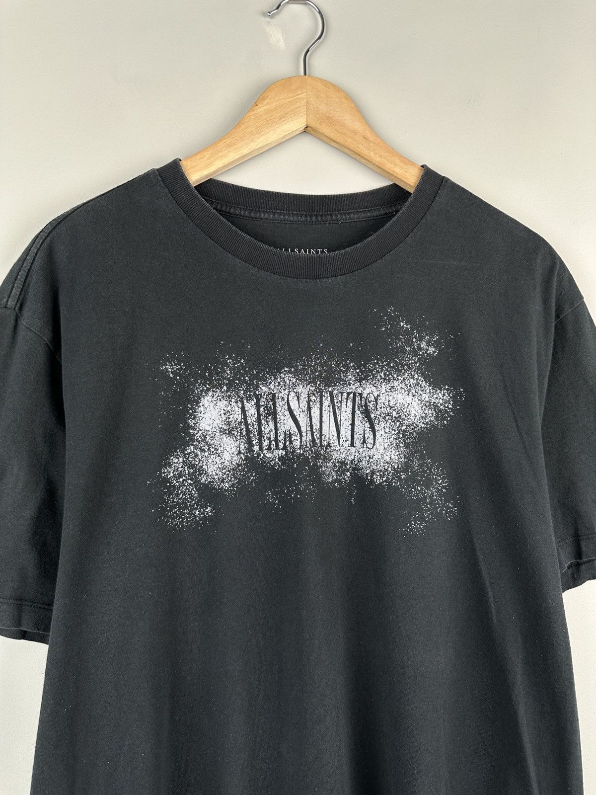 Allsaints AllSaints Shadow Stapm Box Logo Tee Size US M / EU 48-50 / 2 - 3 Thumbnail