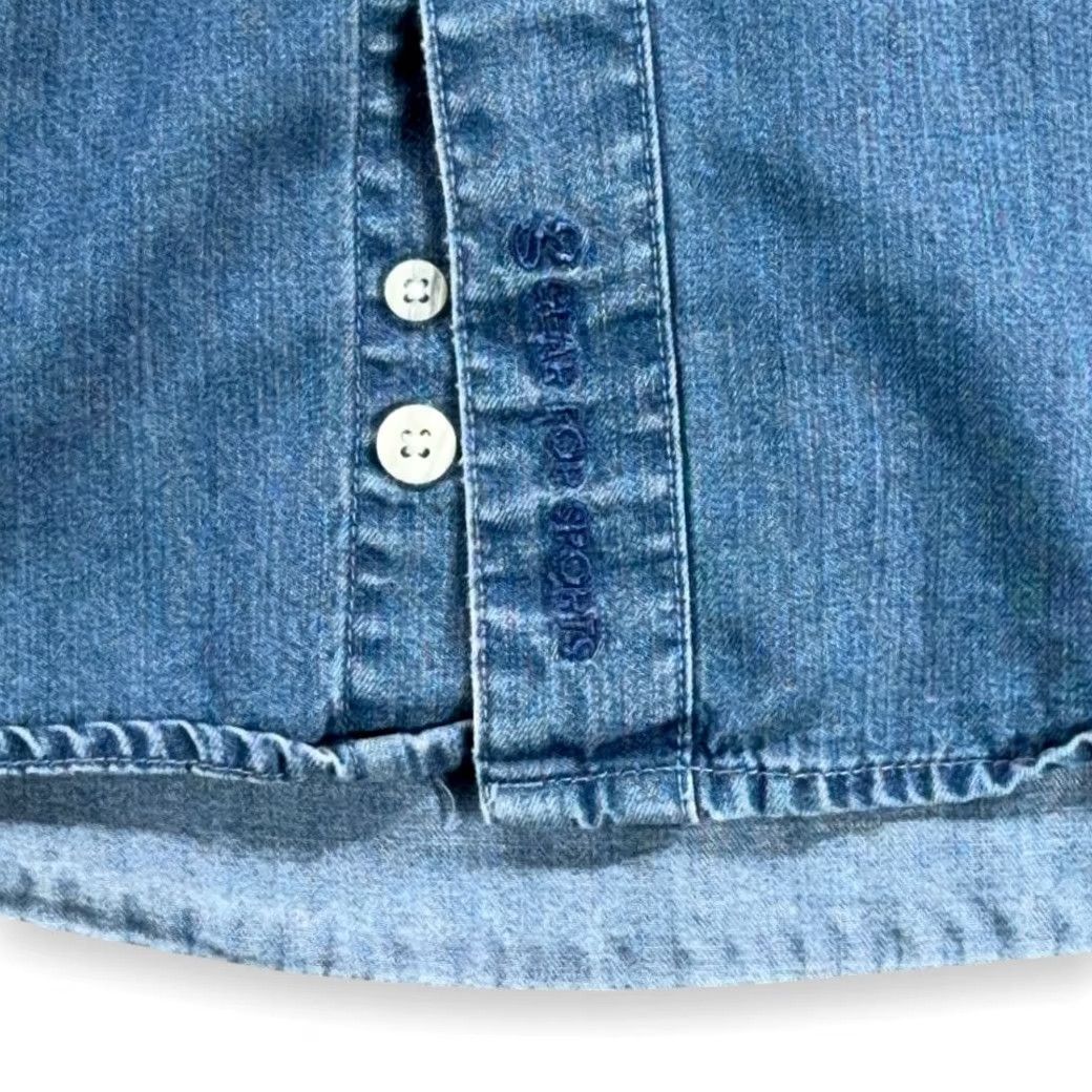 Denime VINTAGE Gear For Sports Skoal Racing Shirt Shirts XL Blue Denim 90s Cars USA Mens Size US XL / EU 56 / 4 - 7 Thumbnail