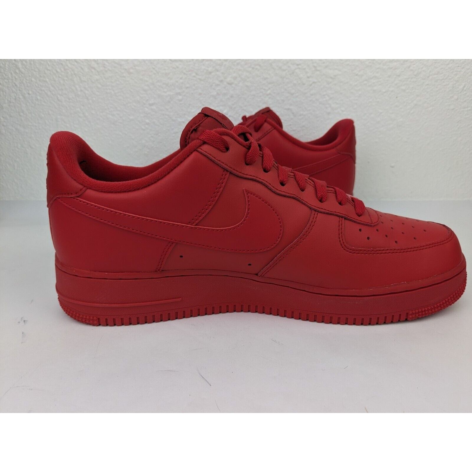 Nike Nike Air Force 1 Low 07 LV8 CW6999-600 Triple Red Mens Sz 12 Size US 12 / EU 45 - 6 Thumbnail