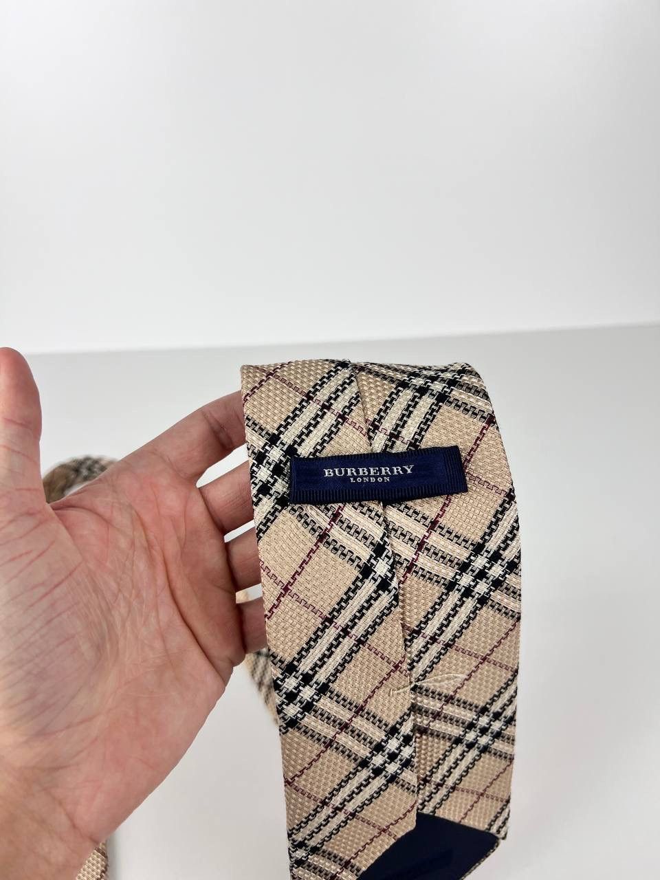 Burberry × Vintage Burberry London luxury nova check tie Size ONE SIZE - 7 Thumbnail