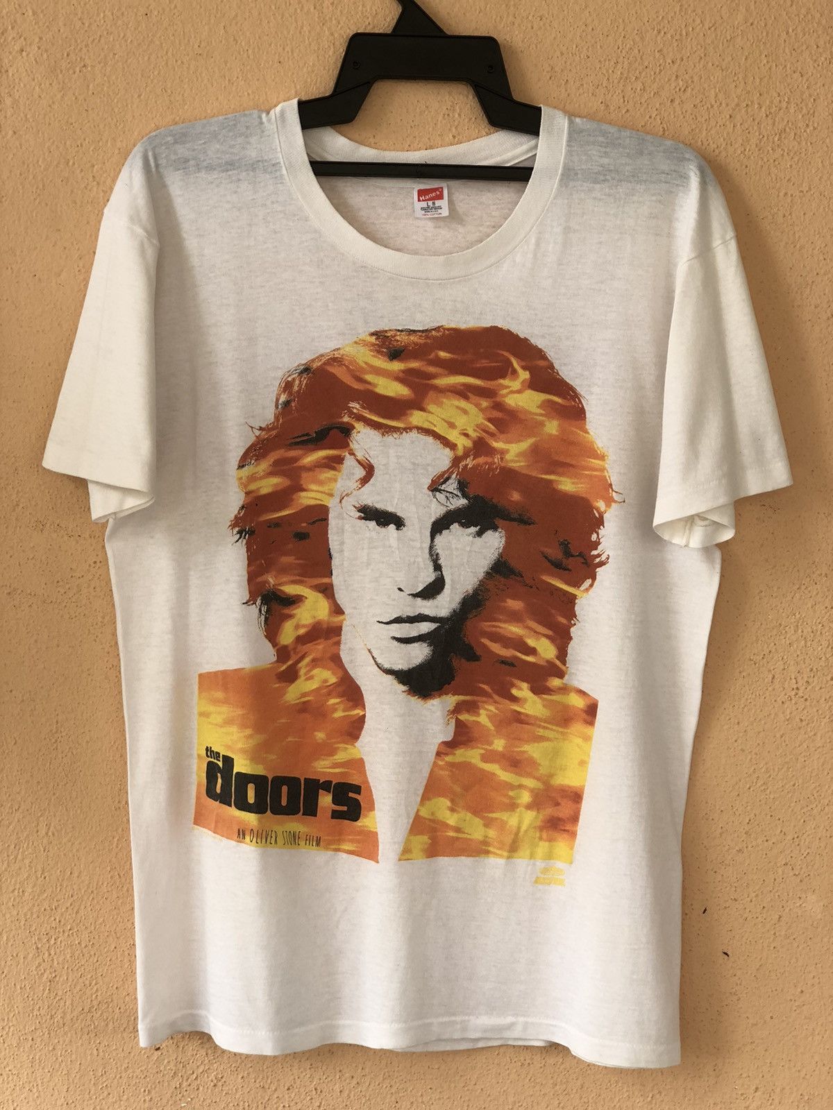 Band Tees × Vintage Vintage 90s AN OLIVER STONE Film the doors Size US L / EU 52-54 / 3 - 1 Thumbnail