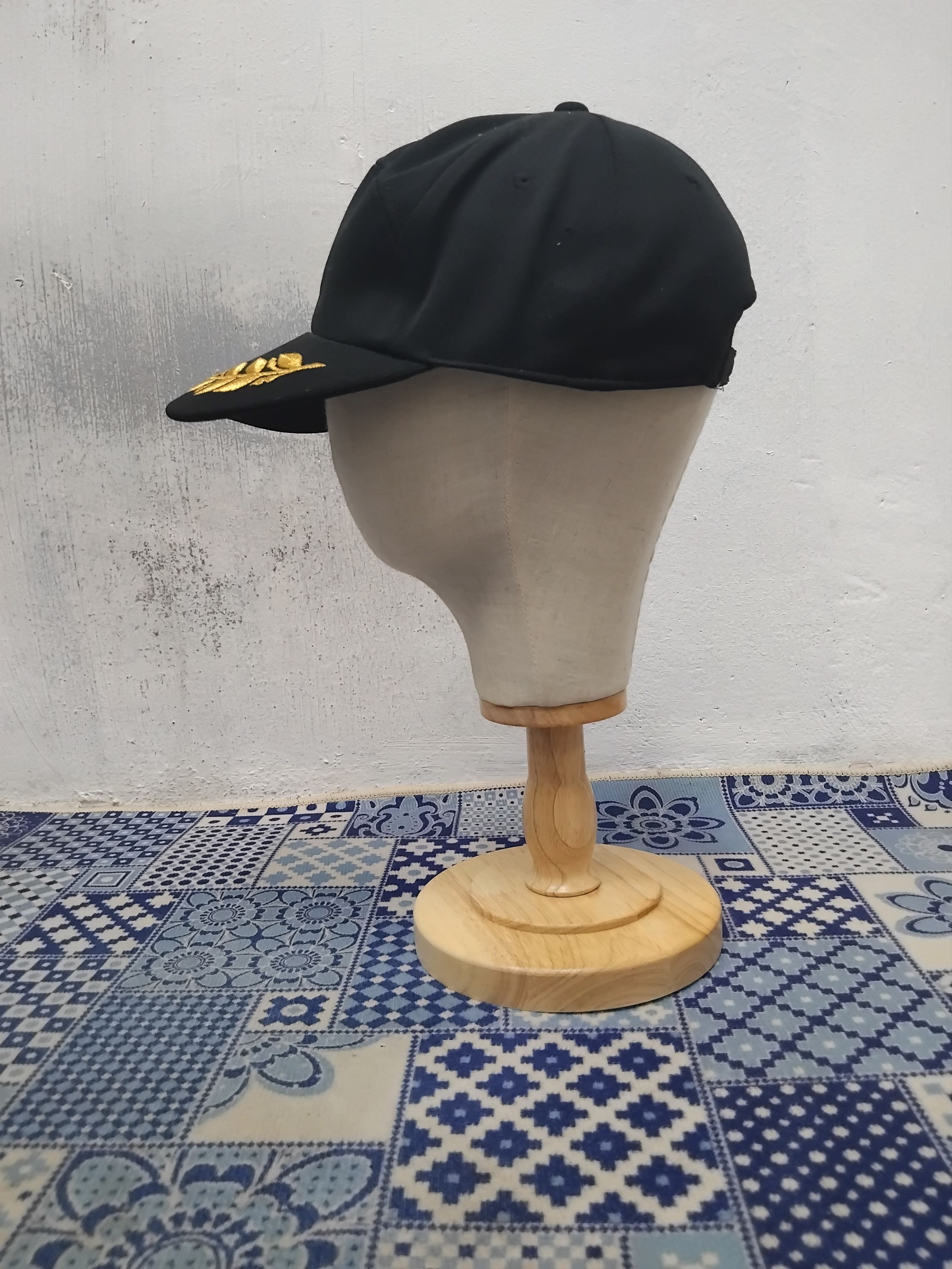Vintage Vintage black colour inspired cap Size ONE SIZE - 4 Thumbnail