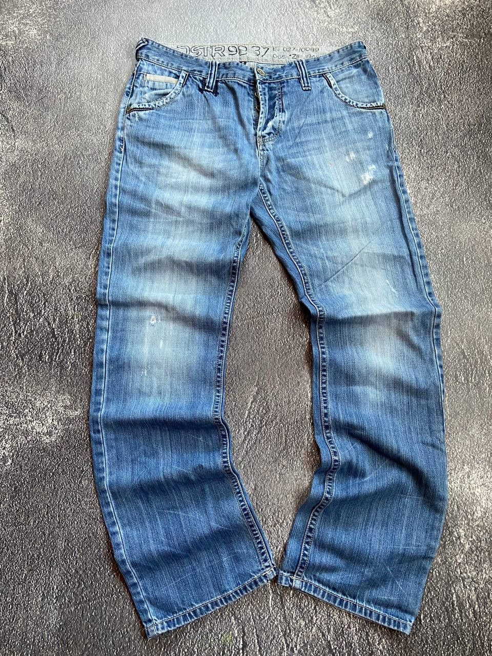 Other Jeans Dirty Pants faded crash denim thrashed y2k distressed Size US 36 / EU 52 - 1 Thumbnail
