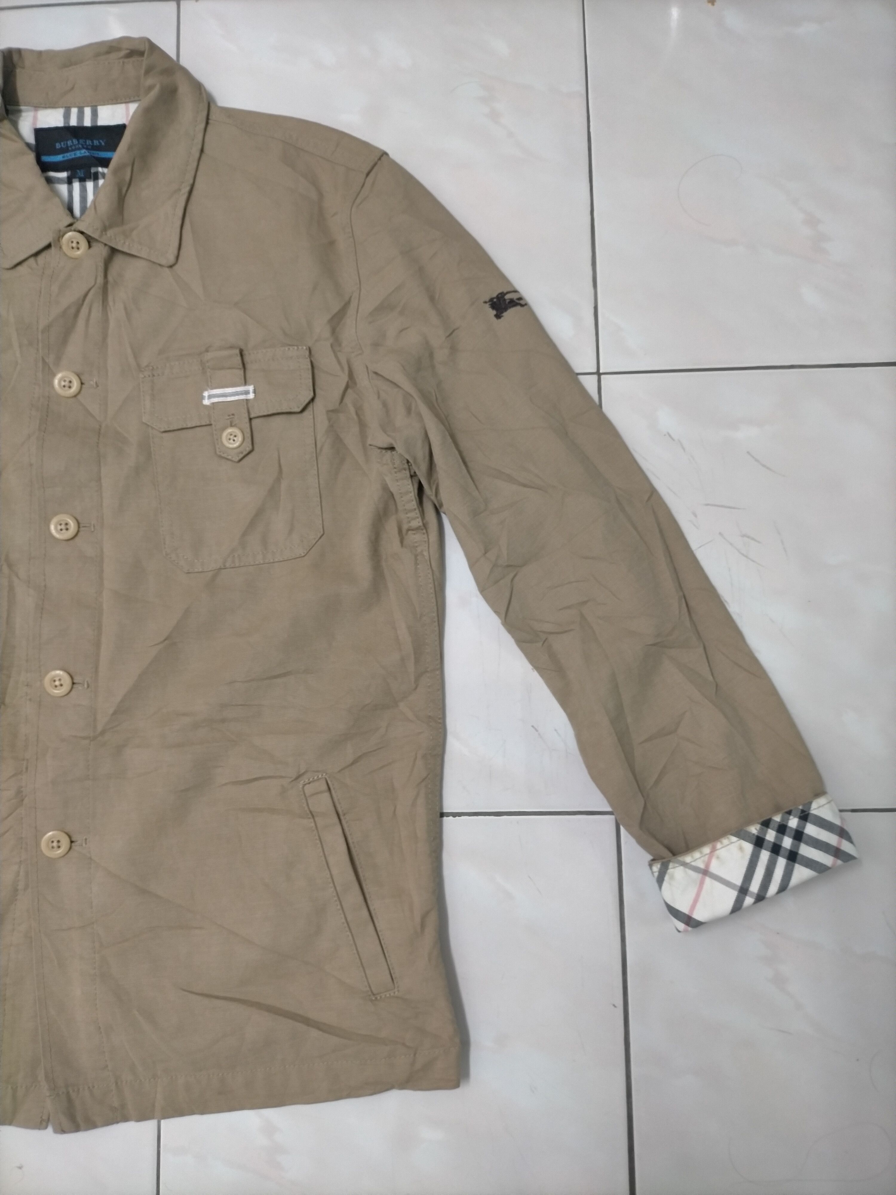 Burberry Burberry Blue Label Work Khaki Shirt Size US M / EU 48-50 / 2 - 3 Thumbnail