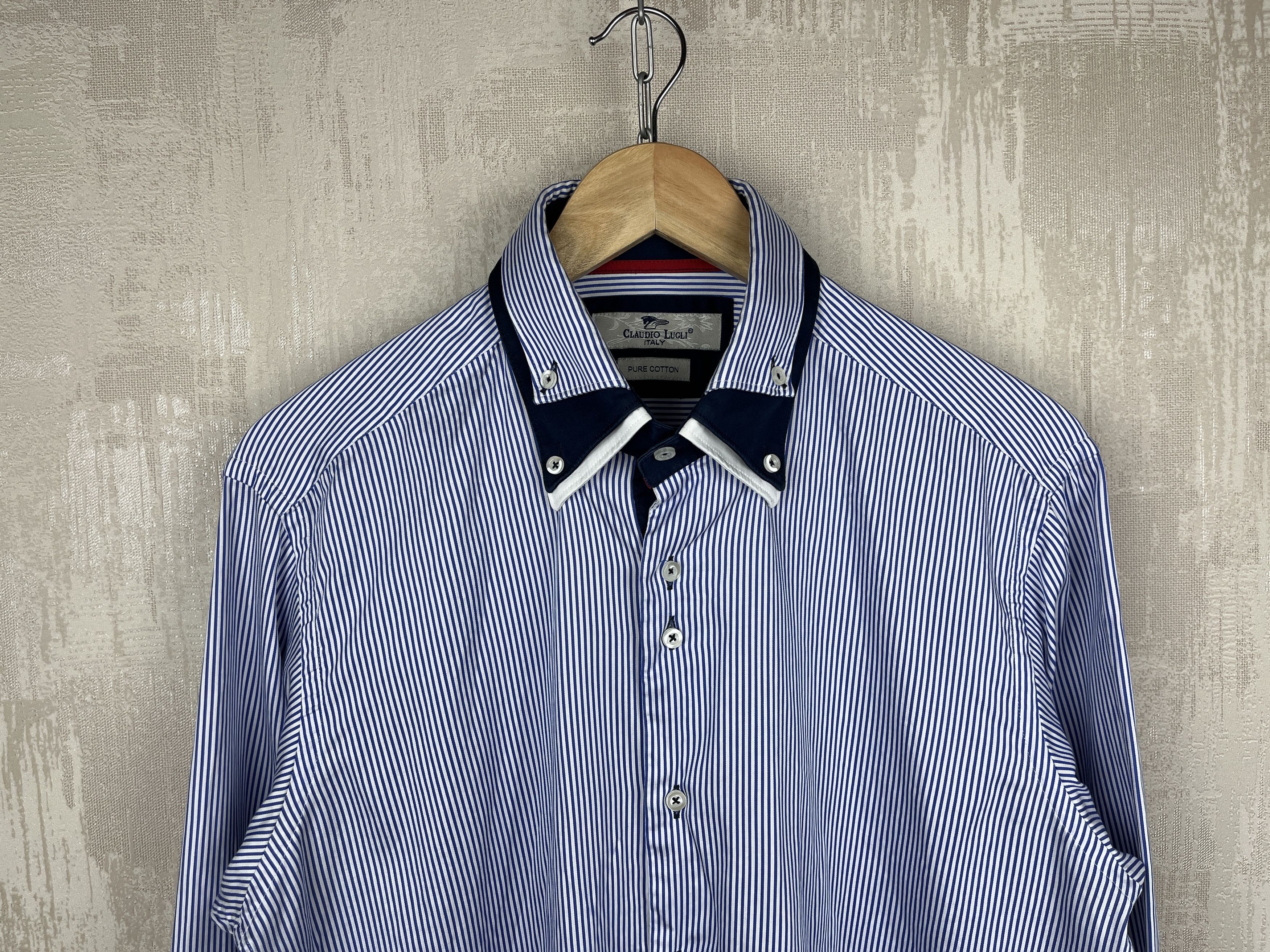 Claudio Lugli Striped Long Sleeve Shirt