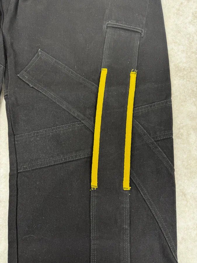 Marithe + Francois Girbaud 2000s Marithé + François Girbaud Black & Yellow Pants Size US 37 - 8 Thumbnail