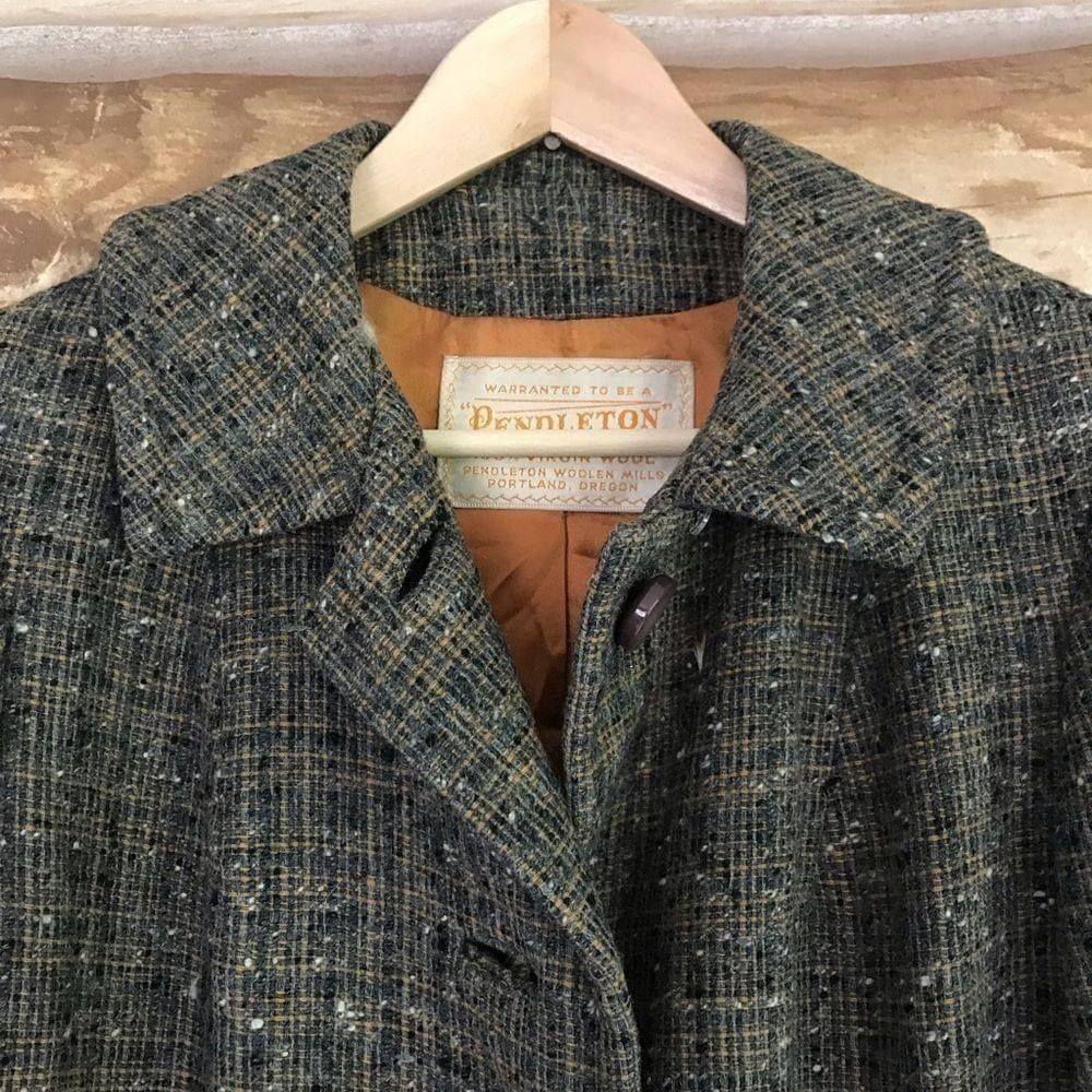 Vintage Vintage Pendleton virgin wool tweed coat approximate size M Size M / US 6-8 / IT 42-44 - 3 Thumbnail