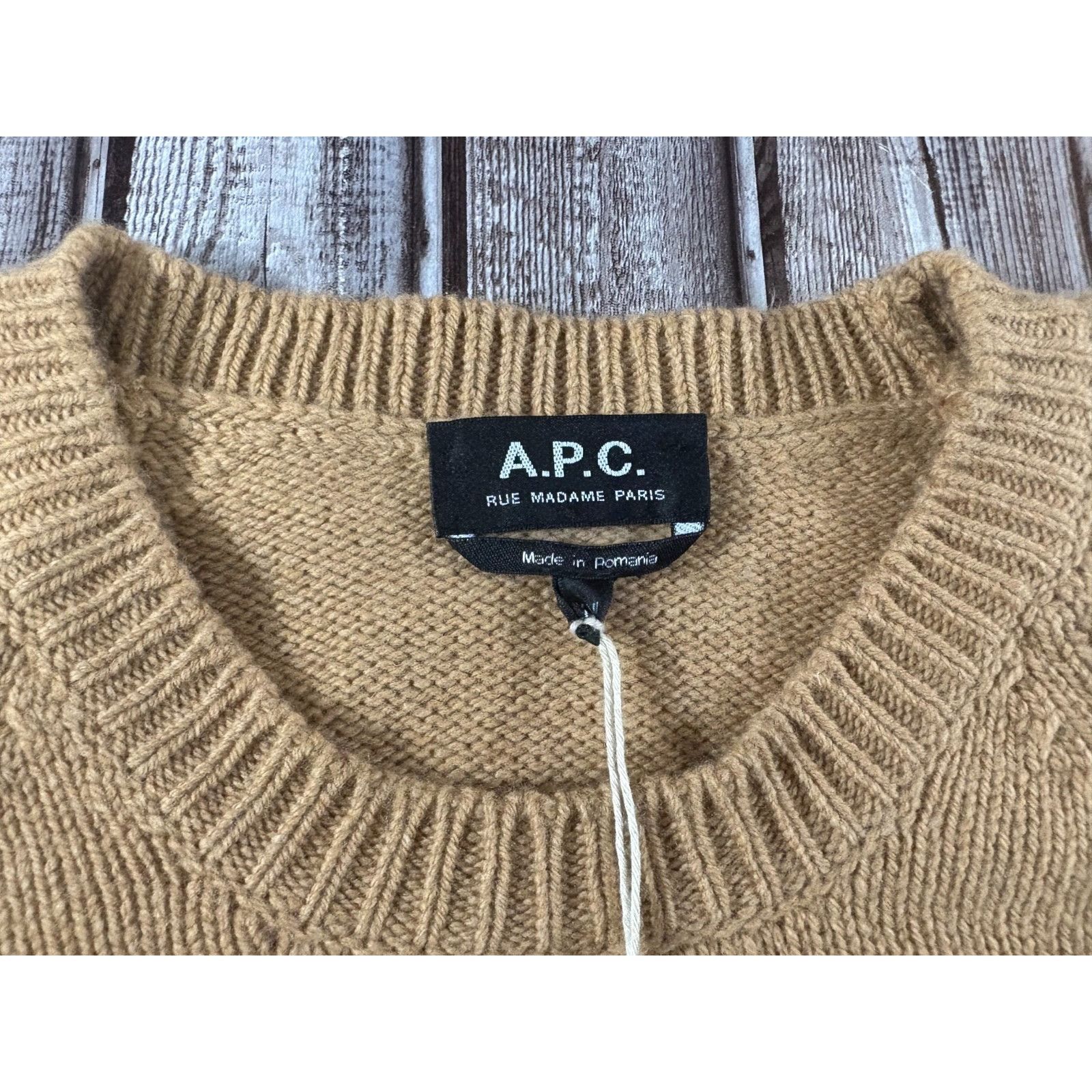 A.P.C. A.P.C 100% Lambswool Crew Neck Pullover sweater sz 2XL color Size US XXL / EU 58 / 5 - 2 Thumbnail