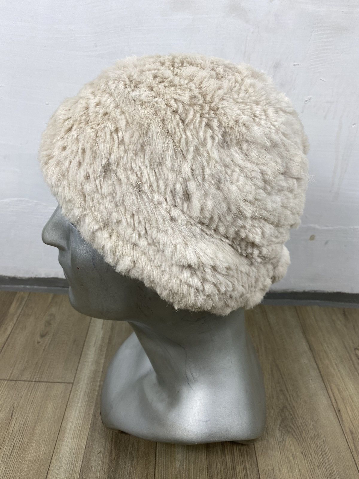 Japanese Brand Unknown Japanese Fur Beanie Hats Size ONE SIZE - 3 Thumbnail