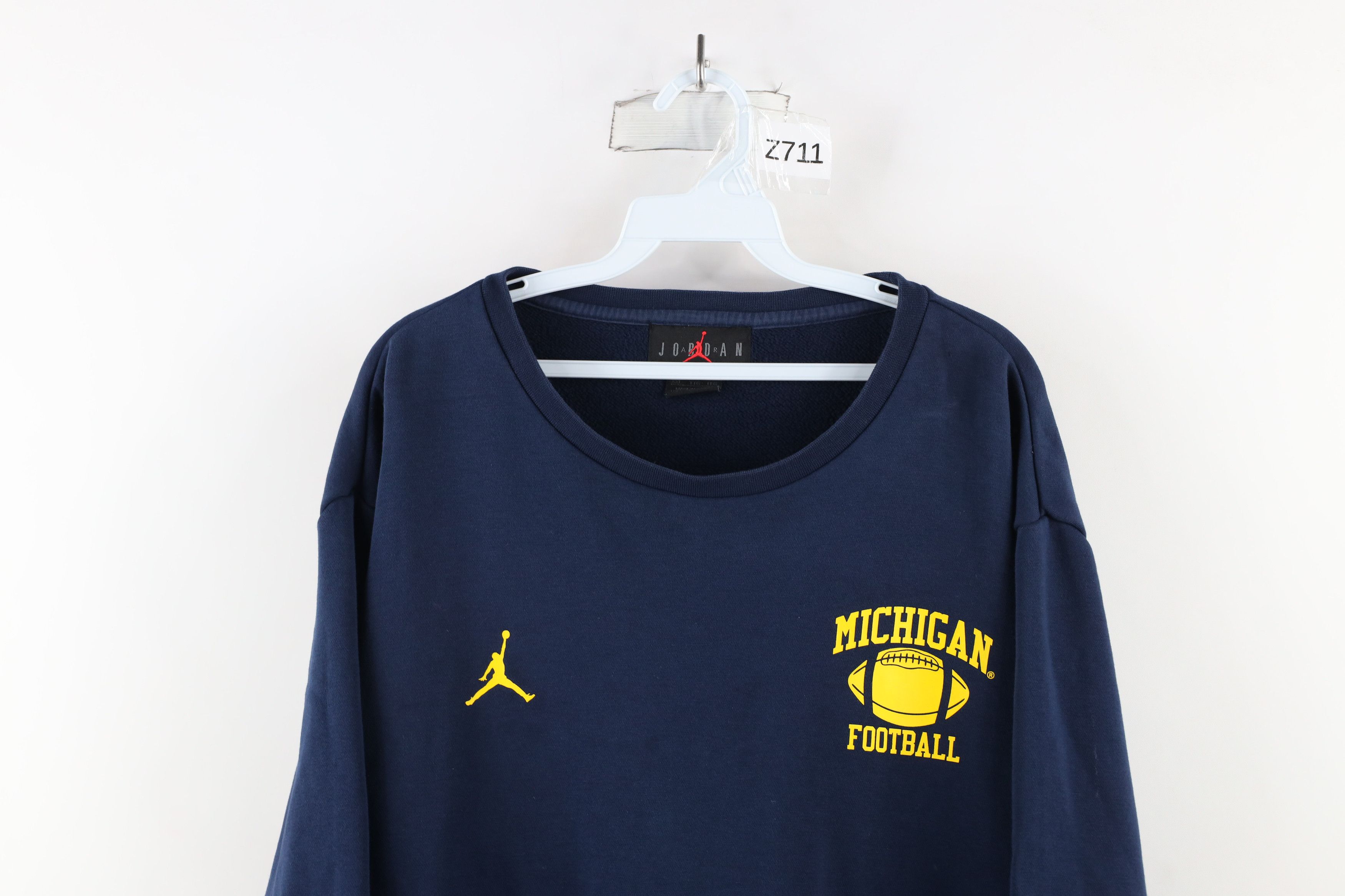 Nike Air Jordan University of Michigan Football Sweatshirt Sweatshirts Hoodies