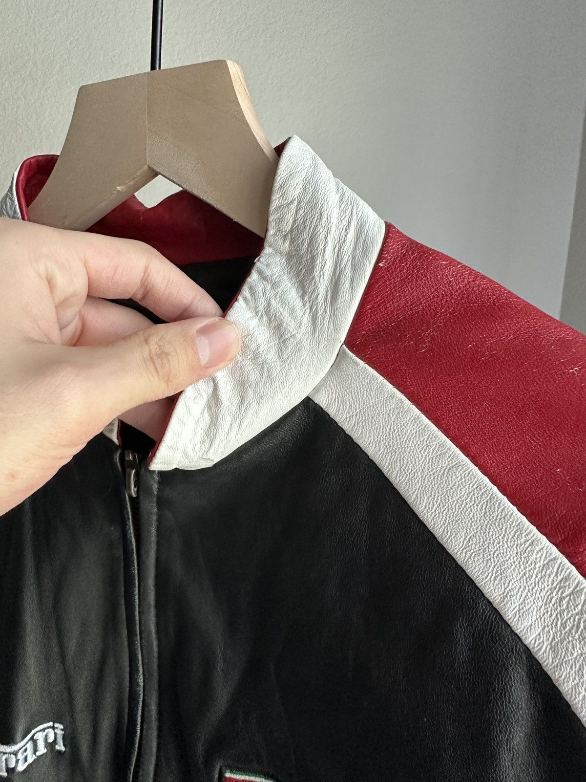 Ferrari Vintage Ferrari Racing Leather Jacket Size US M / EU 48-50 / 2 - 7 Thumbnail