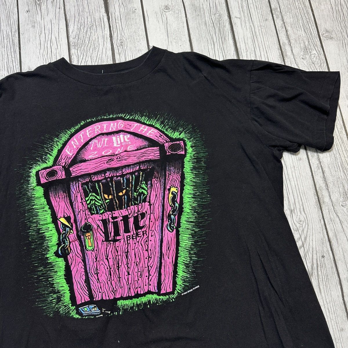 Vintage Vintage Lite Beer tee Size US XL / EU 56 / 4 - 3 Thumbnail