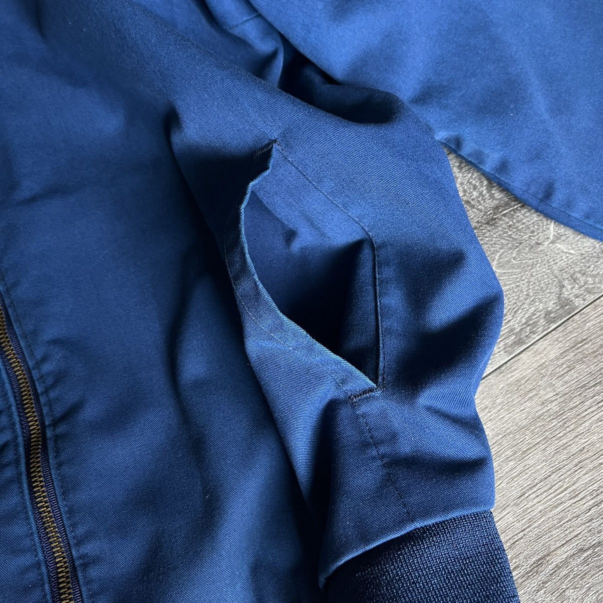 Vintage Vintage 1980s Unitog Navy Work Bomber Zip Up Jacket Blank Size US L / EU 52-54 / 3 - 6 Thumbnail