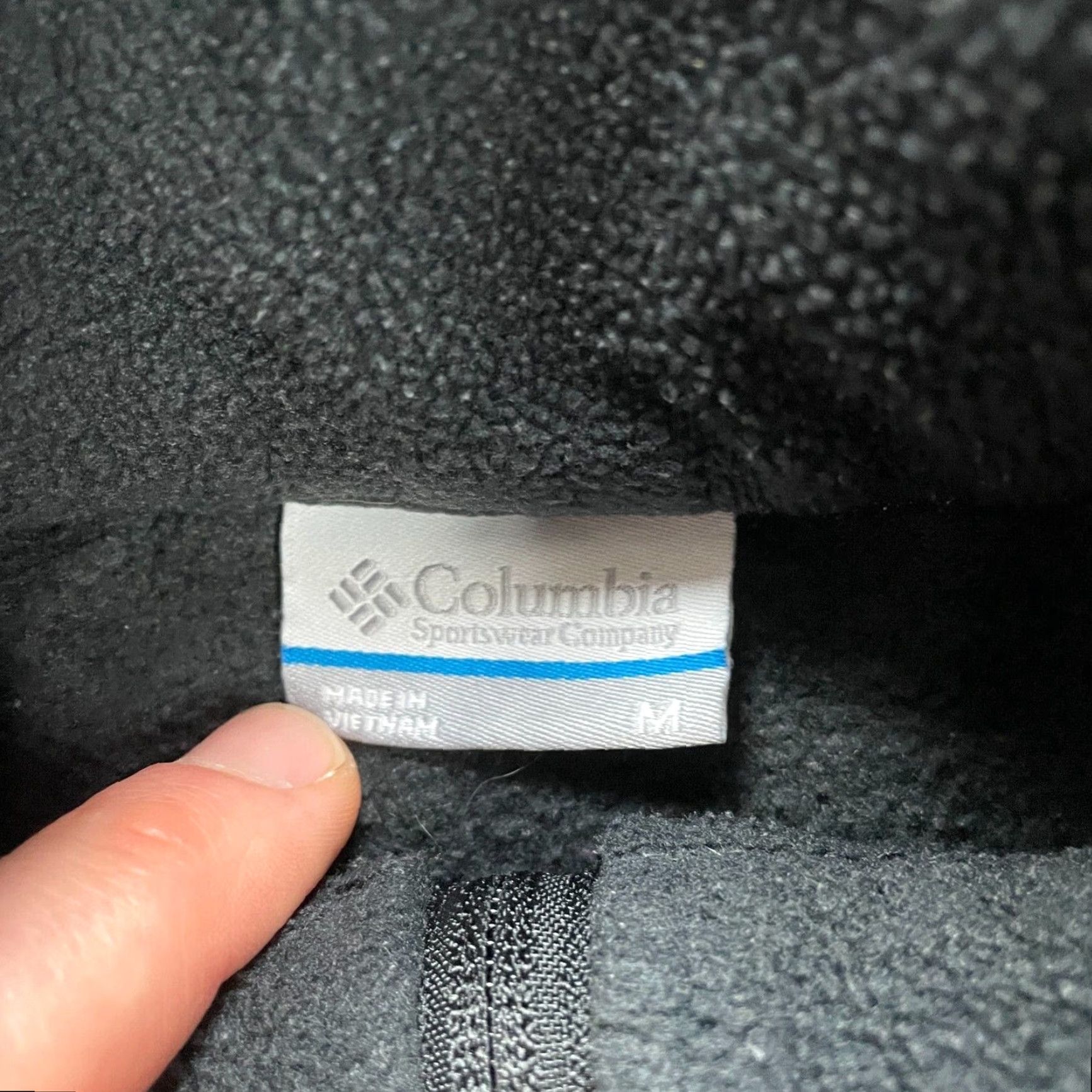 Vintage Columbia Benton Springs Fleece Jacket Women Medium Black Full Zip Pockets Outdoor Size M / US 6-8 / IT 42-44 - 3 Thumbnail