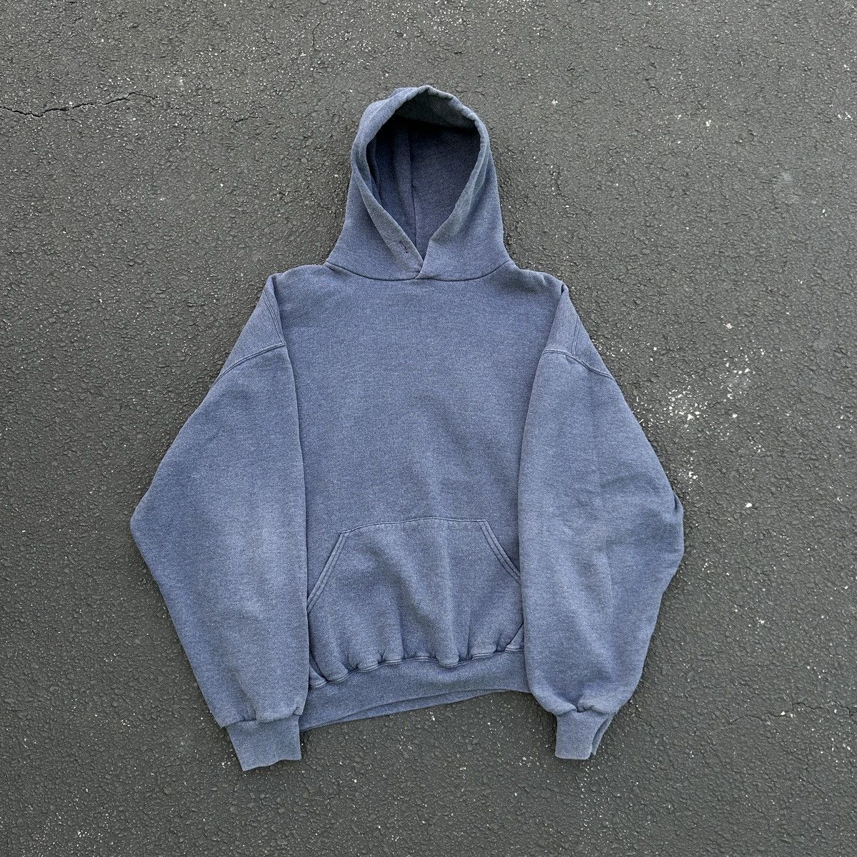 Sweat à Capuche Vintage Russell Athletic USA - Taille S, Rouge - Occasion Très Bon état