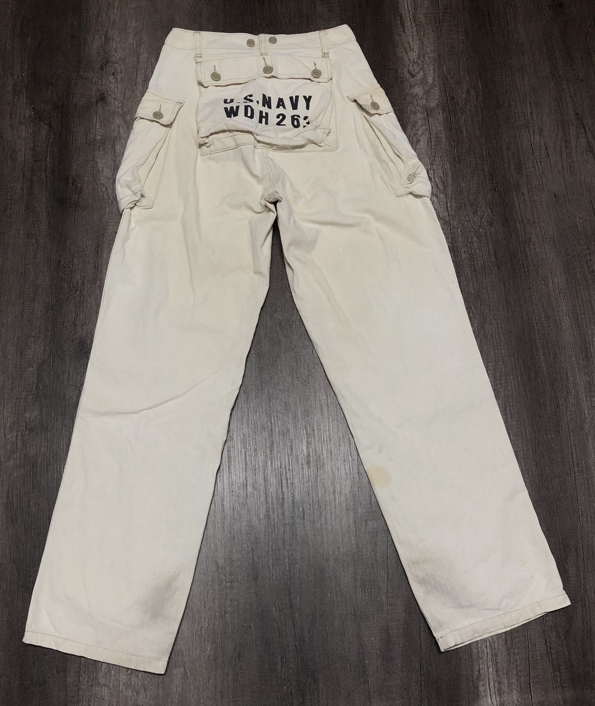 Vintage VINTAGE U.S.NAVY WDH 263 CARGO PANT Size US 27 - 2 Thumbnail
