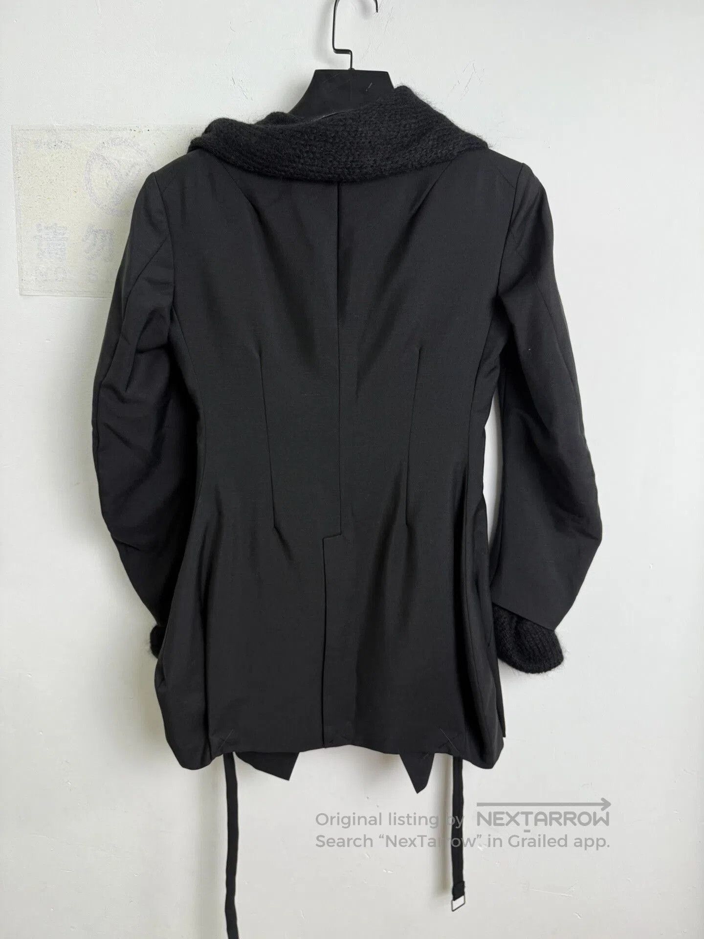 Yohji Yamamoto yohji yamamoto deconstructed wool suit jacket. Size US XS / EU 42 / 0 - 9 Thumbnail