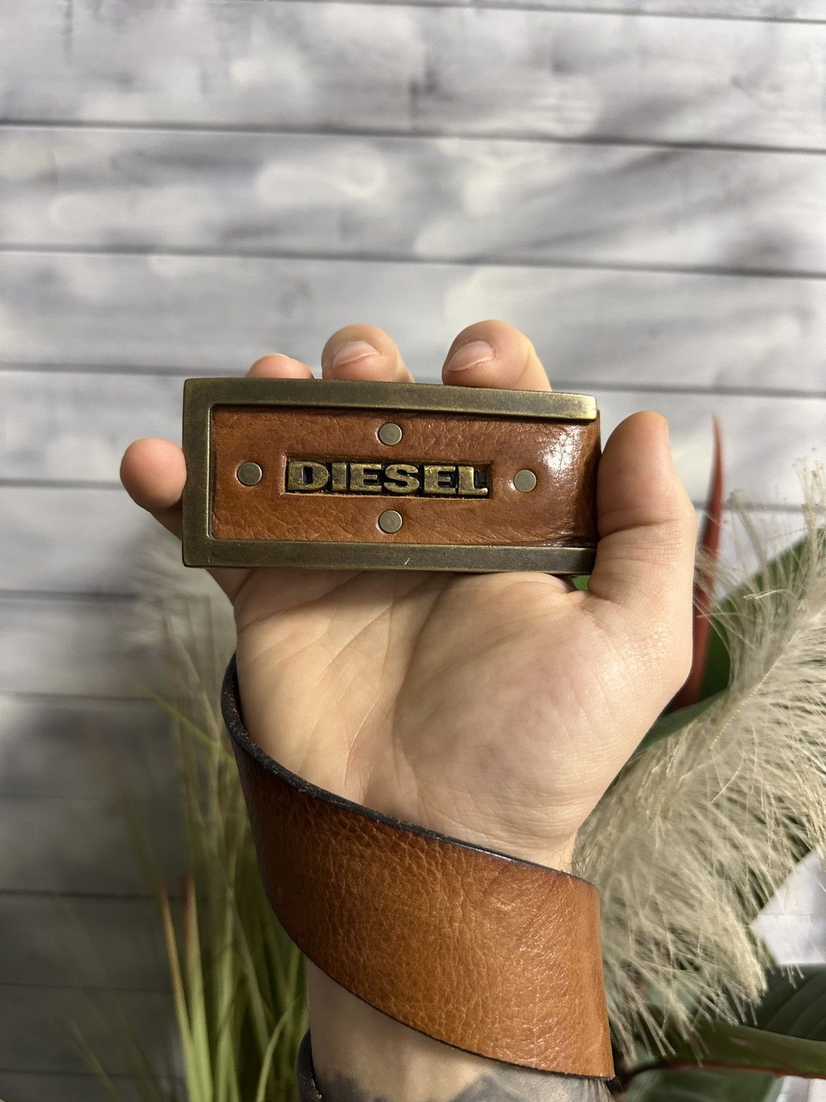 Diesel Rare Vintage Belt Diesel Luxury Avant-Garde Style. Size ONE SIZE - 2 Thumbnail