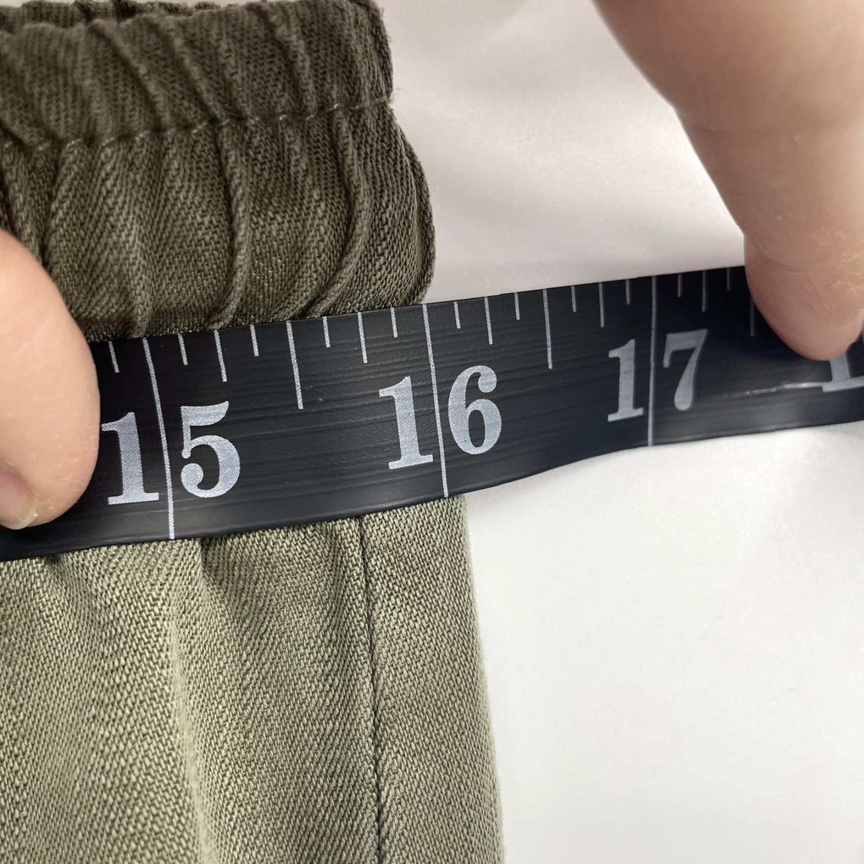 Olive Carly Jean Jogger Pants Womens Large Olive Green Tapered Drawstring Pockets Casual Size 36" / US 14 / IT 50 - 7 Thumbnail