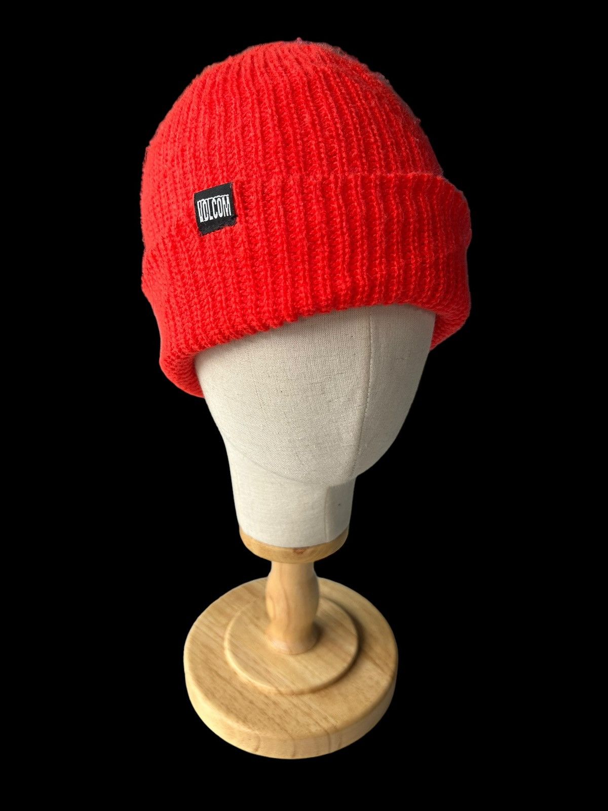 Japanese Brand × Volcom Vtg Volcom Orange Beanie Hats Size ONE SIZE - 1 Thumbnail