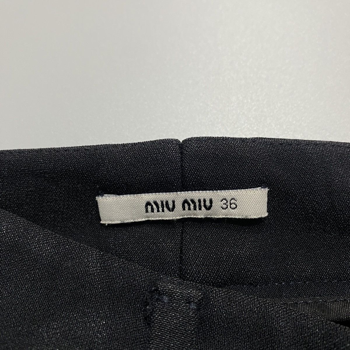 Miu Miu Miu Miu Crop Trouser Size 25" / US 0 / IT 36 - 8 Thumbnail