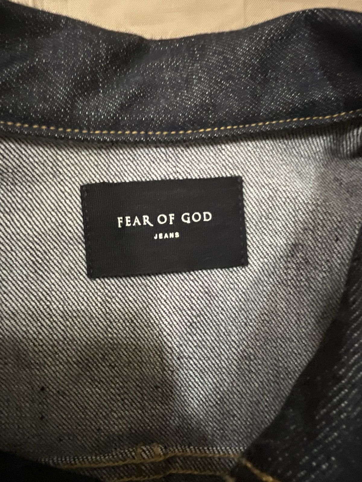 Fear of God Fear of God Raw Selvedge Denim Long Jacket Raw Indigo size S Size US S / EU 44-46 / 1 - 4 Thumbnail