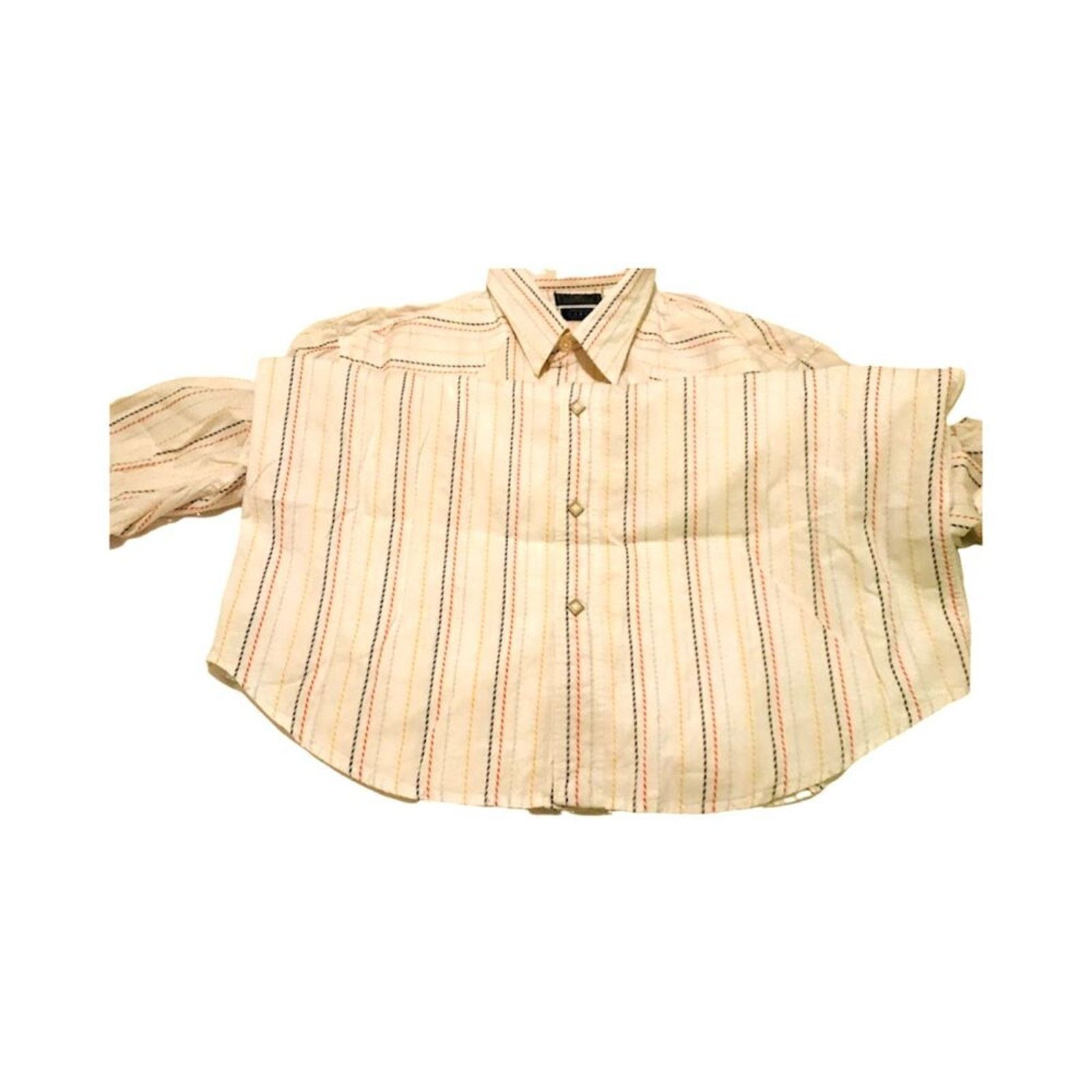 Lucky Brand Vintage Lucky Brand Dungarees America Men's Shirt Cotton L Size US L / EU 52-54 / 3 - 3 Thumbnail